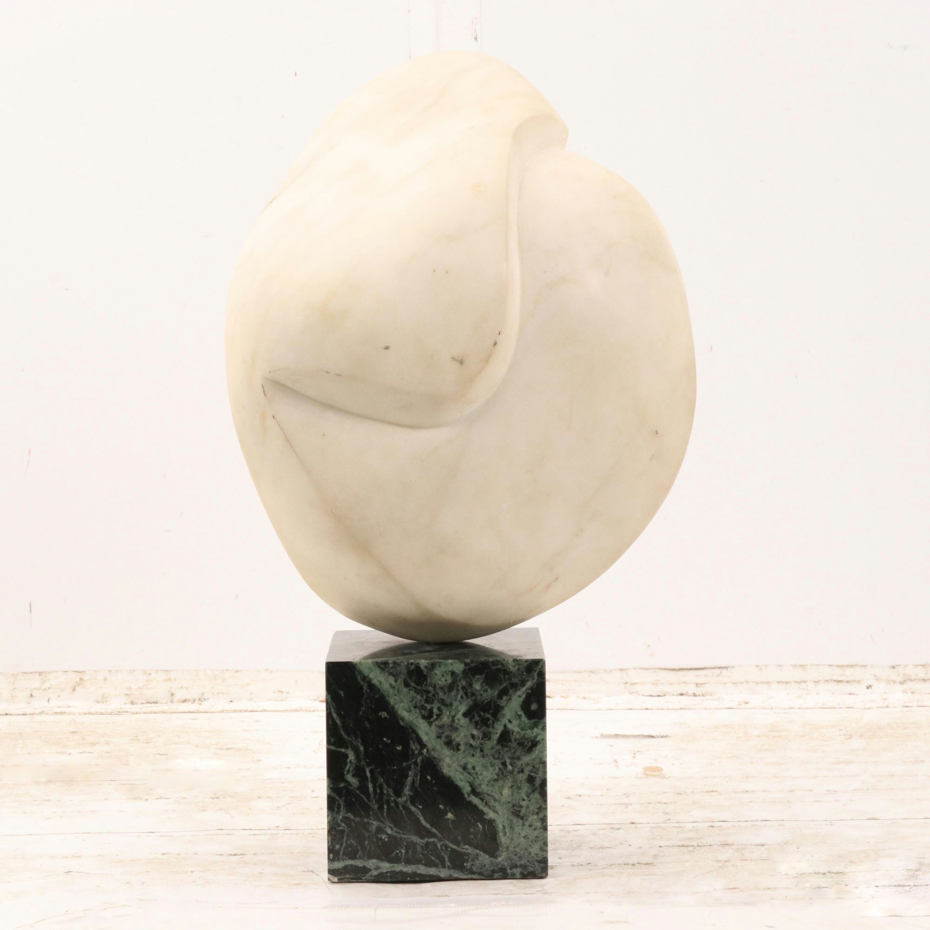 Emma De Sigaldi Mid Century Modern Carved Marble Sculpture