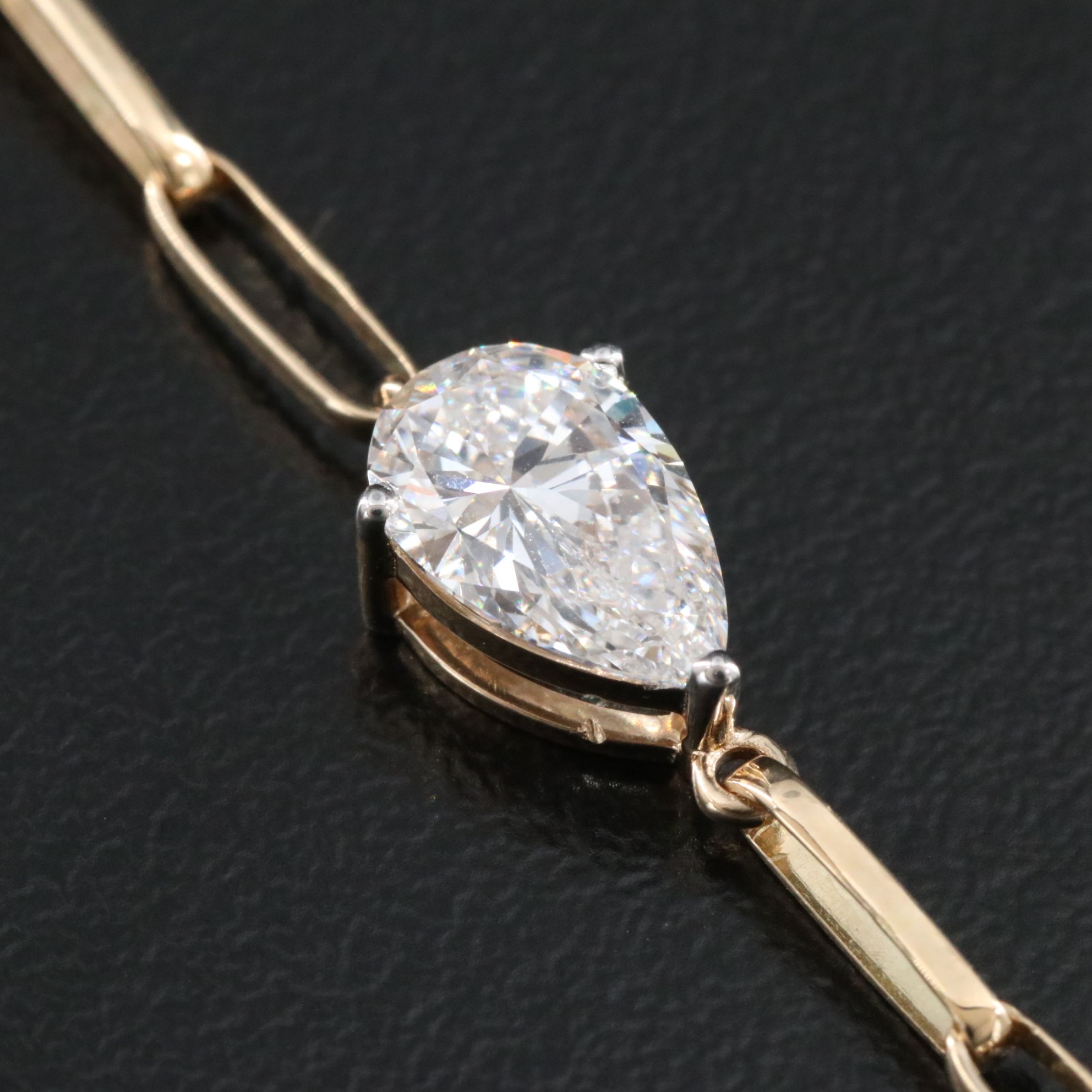 14K 4.42 CTW Lab Grown Diamond Station Bracelet