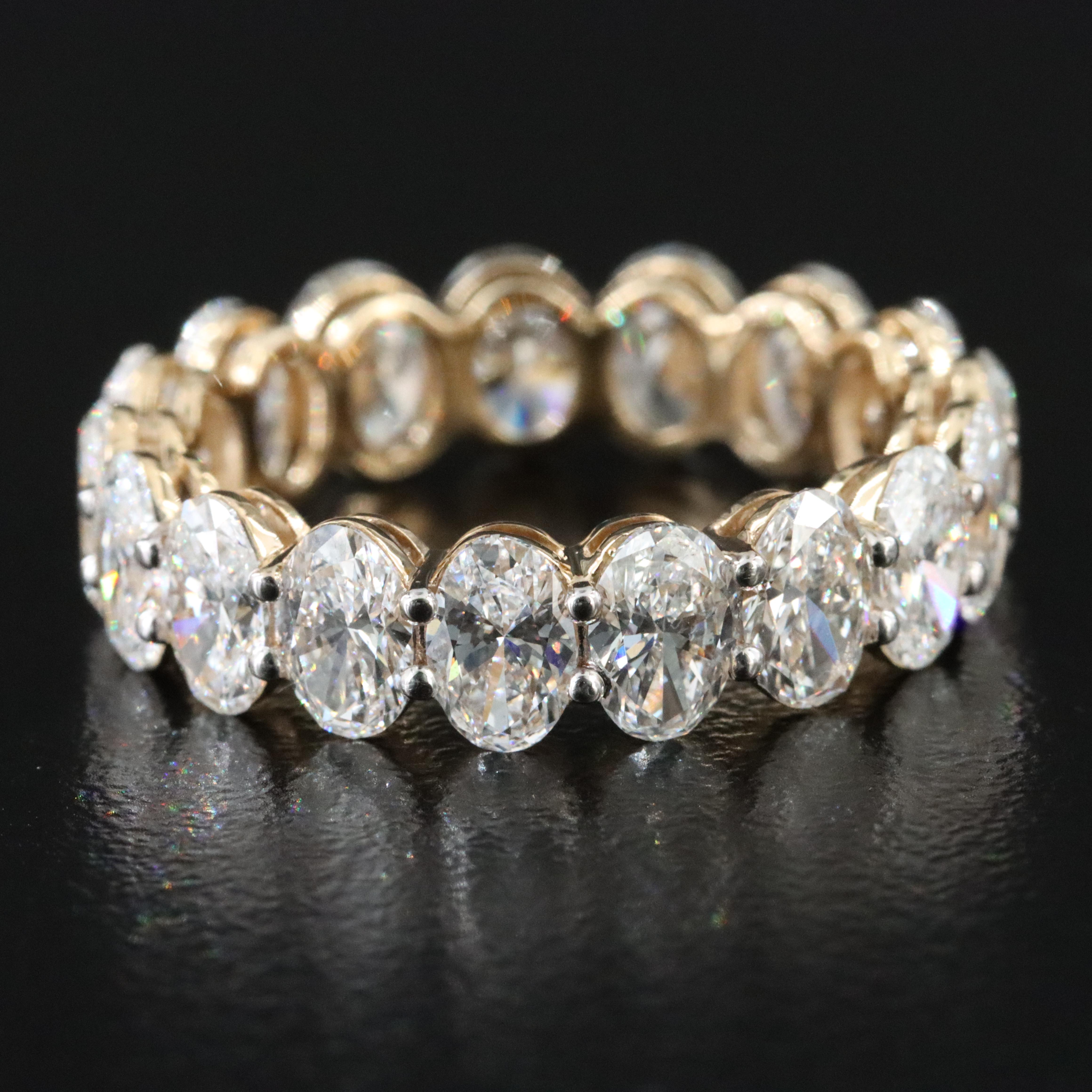 14K 5.40 CTW Lab Grown Diamond Eternity Band