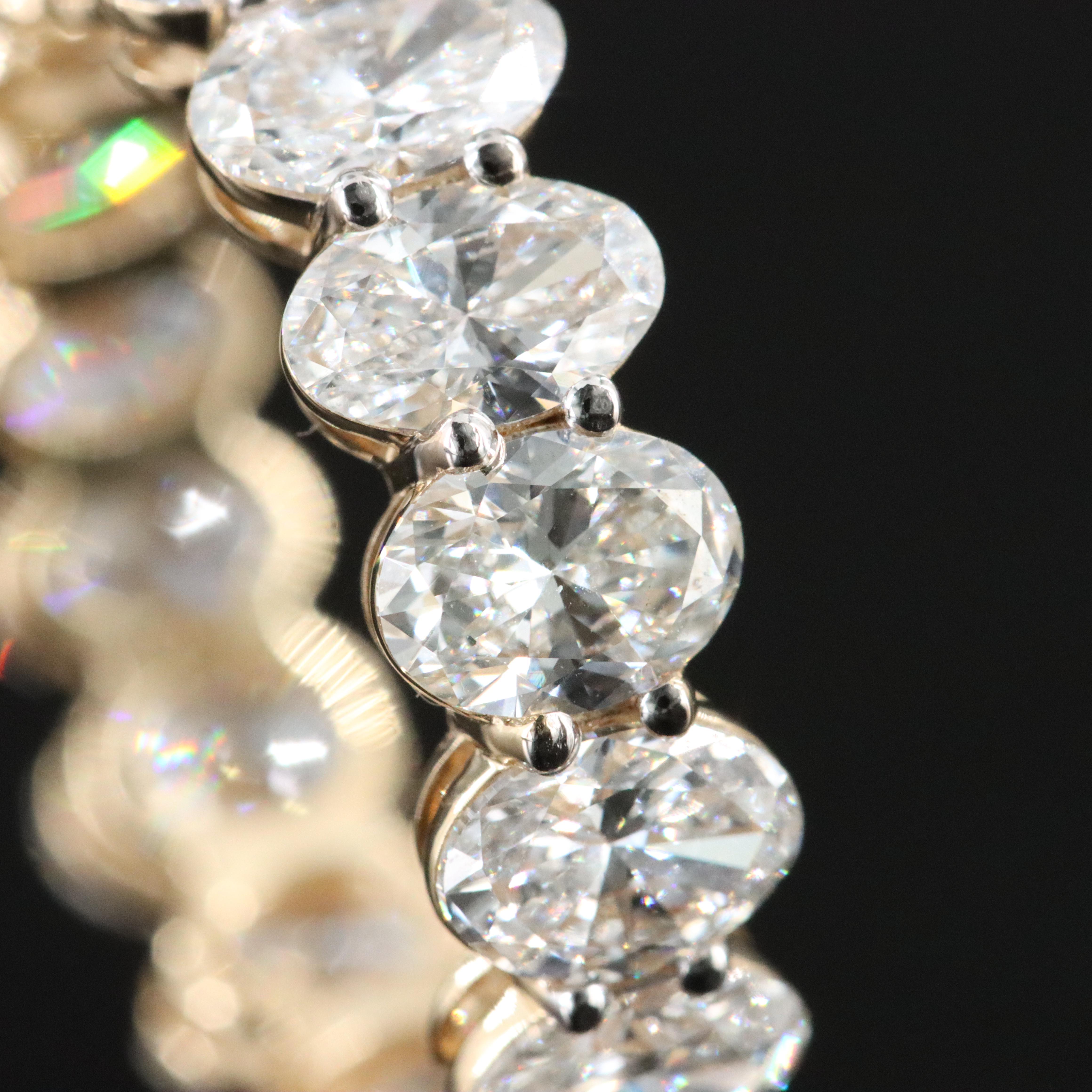 14K 5.40 CTW Lab Grown Diamond Eternity Band