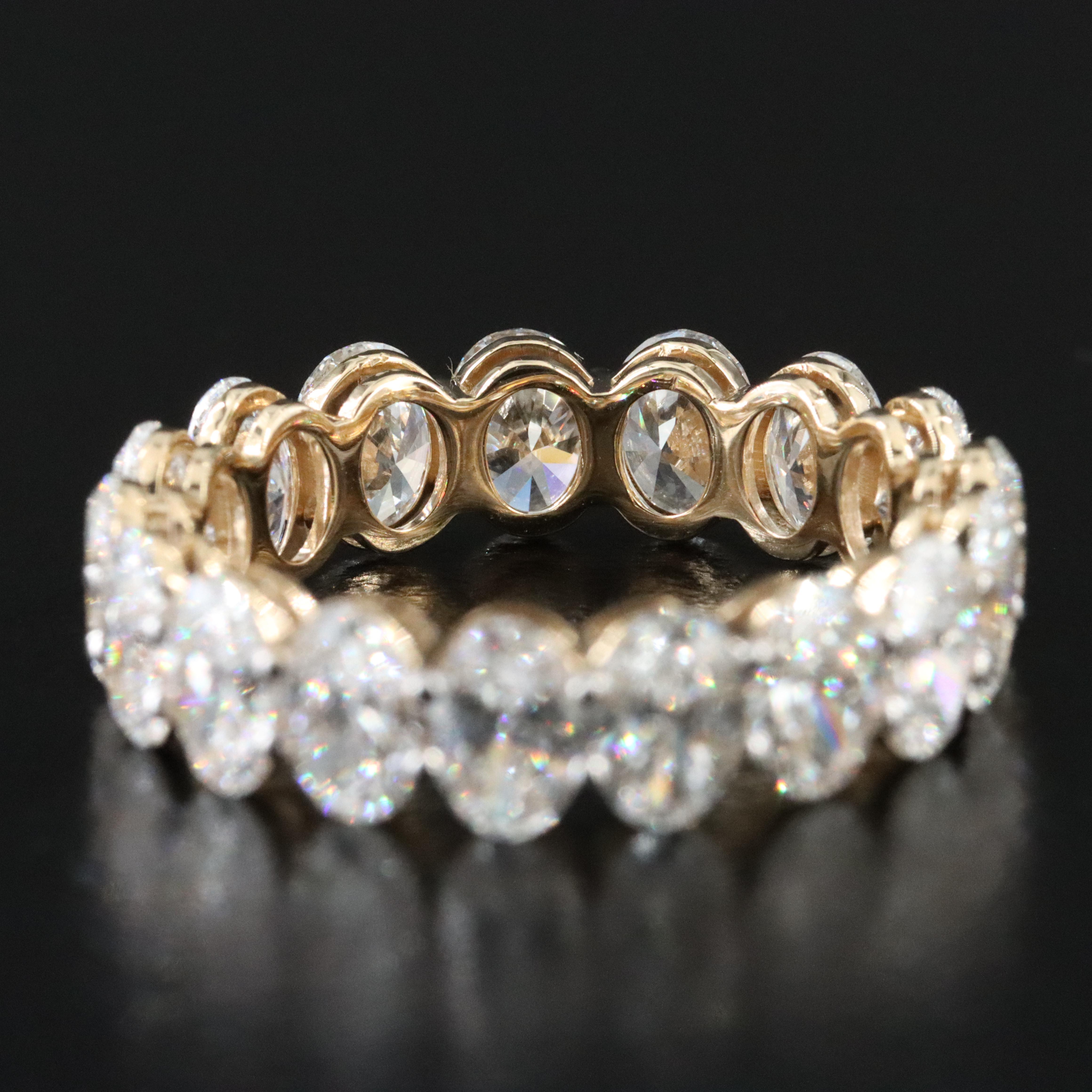 14K 5.40 CTW Lab Grown Diamond Eternity Band