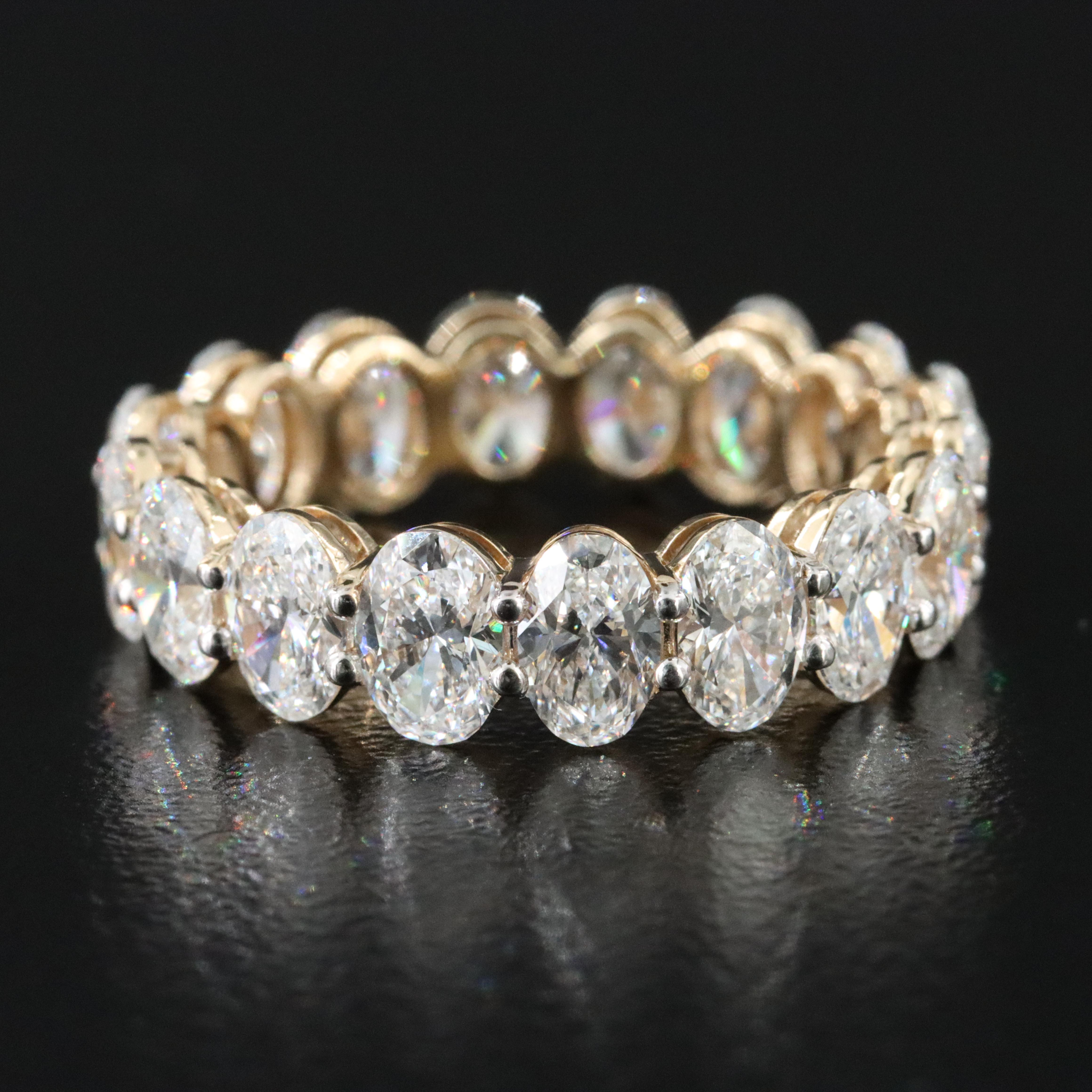 14K 5.40 CTW Lab Grown Diamond Eternity Band