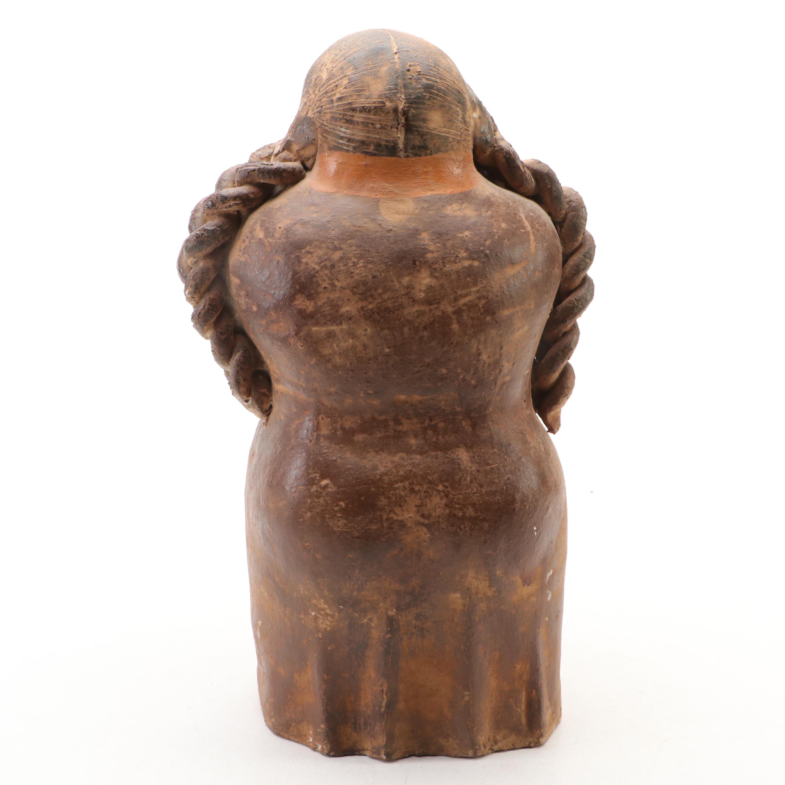 Mexican Style Earthenware Gorda Figurine
