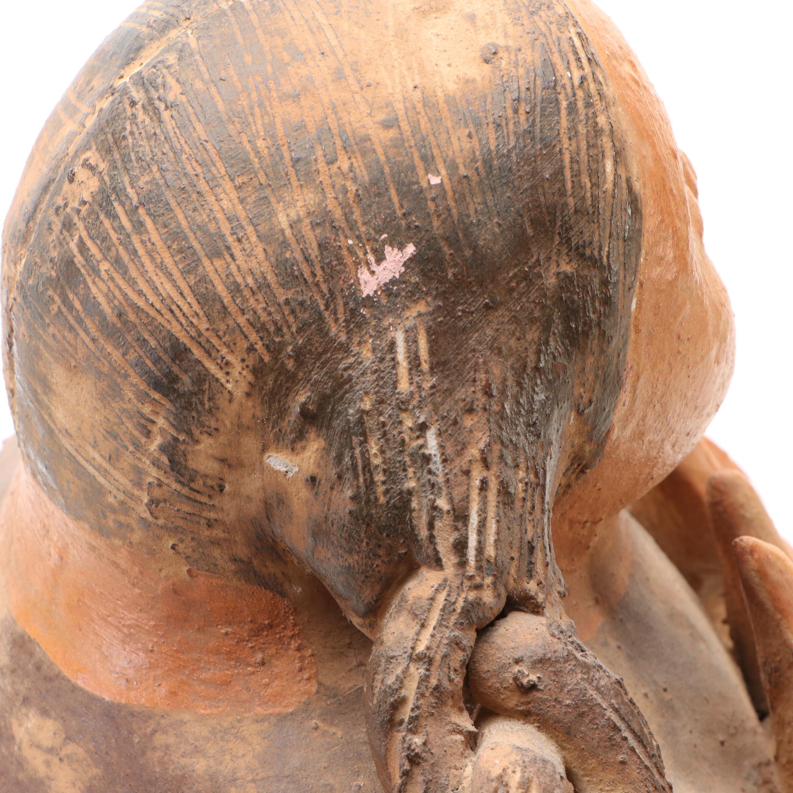 Mexican Style Earthenware Gorda Figurine