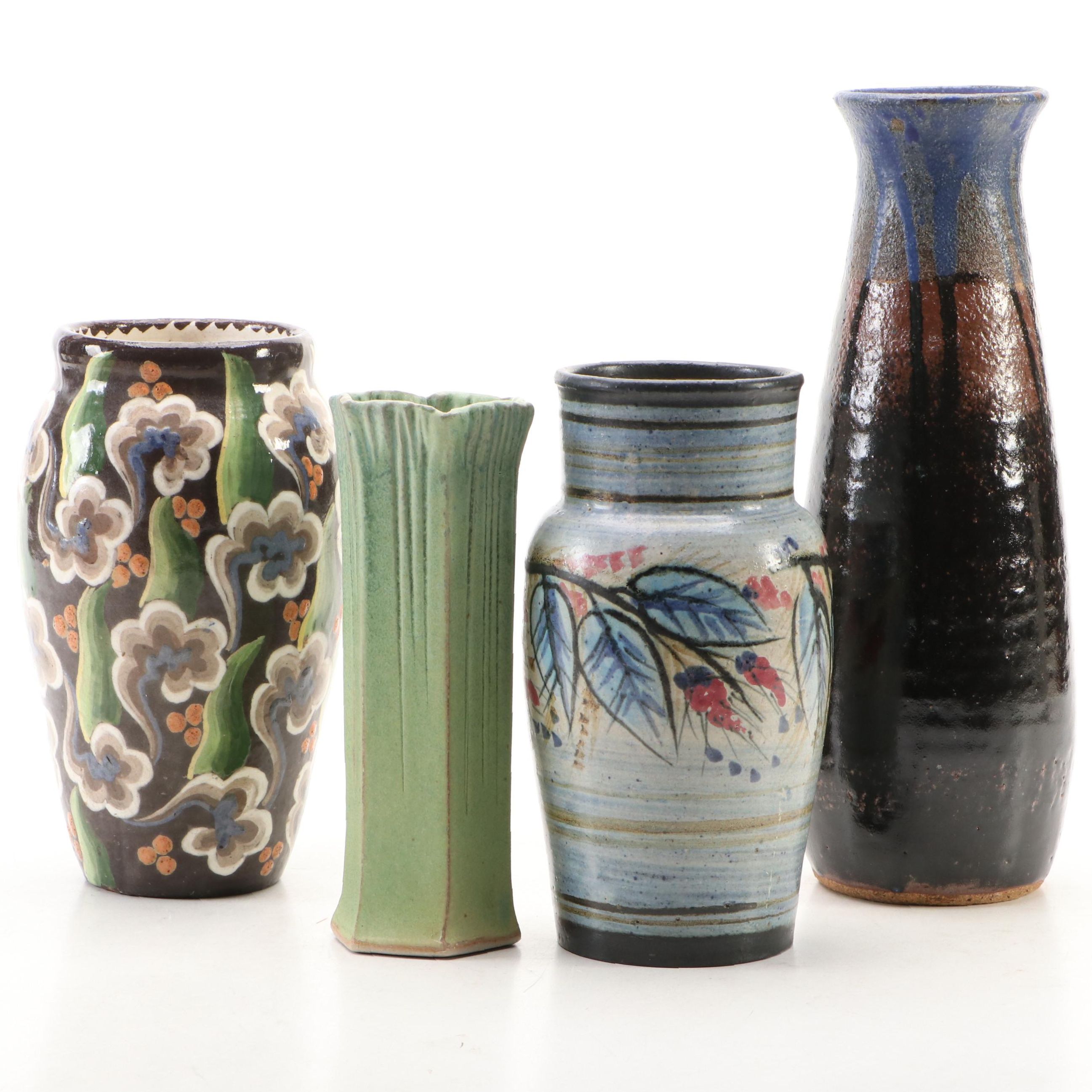 Pittis with Other Ceramic Art Pottery Vases