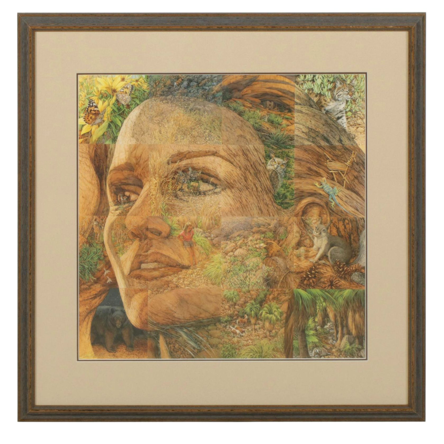 Bev Doolittle "The Earth Is My Mother" Offset Lithograph, 1999