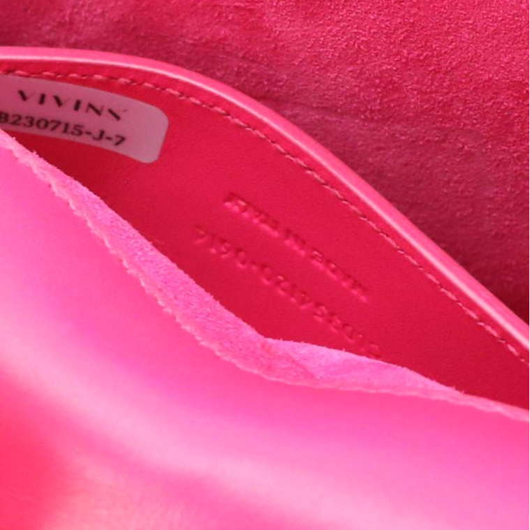 Saint Laurent Kate Small Crossbody in Dark Pink Leather