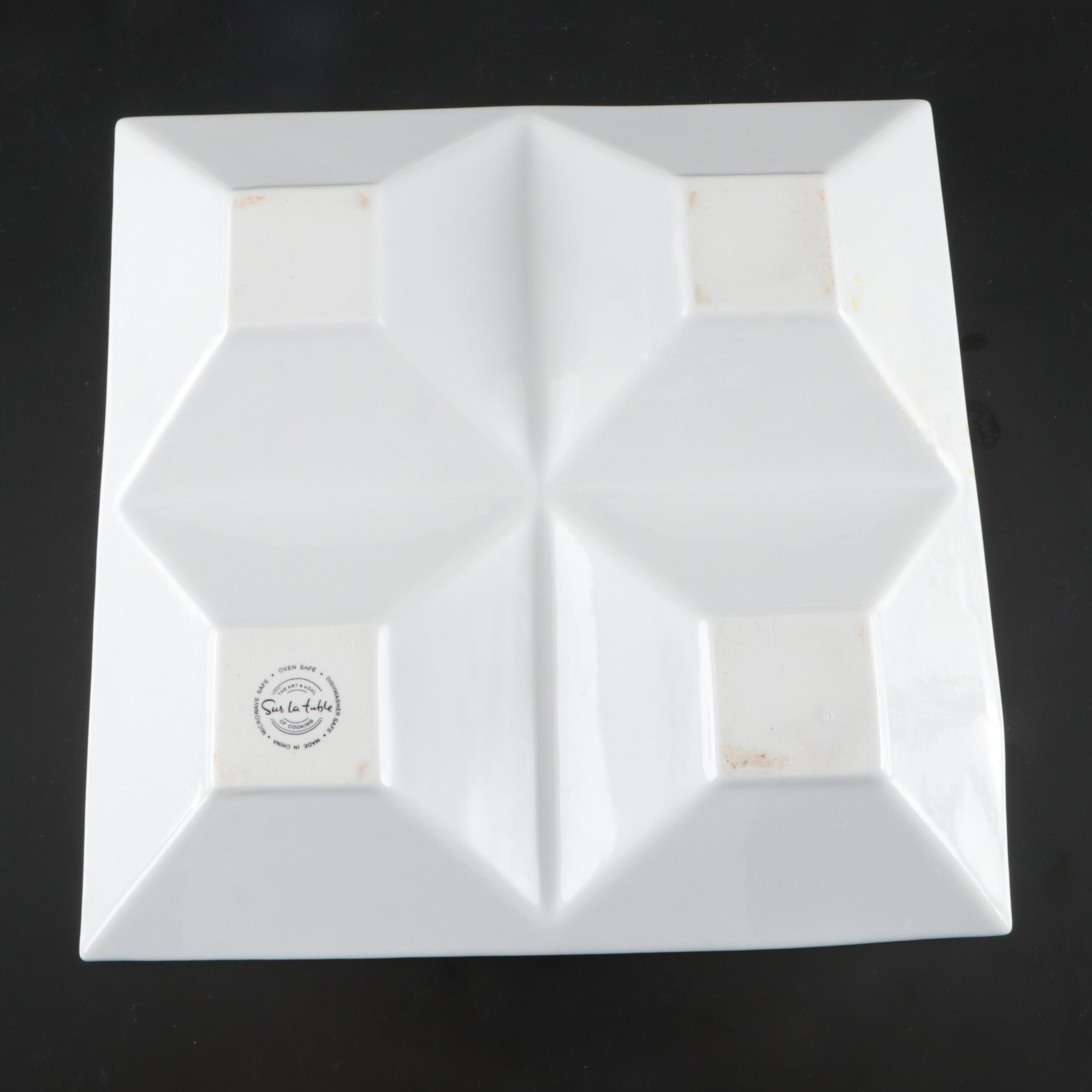 Williams-Sonoma "Brasserie" Cream and Sugar Set with Other Ceramic Tableware