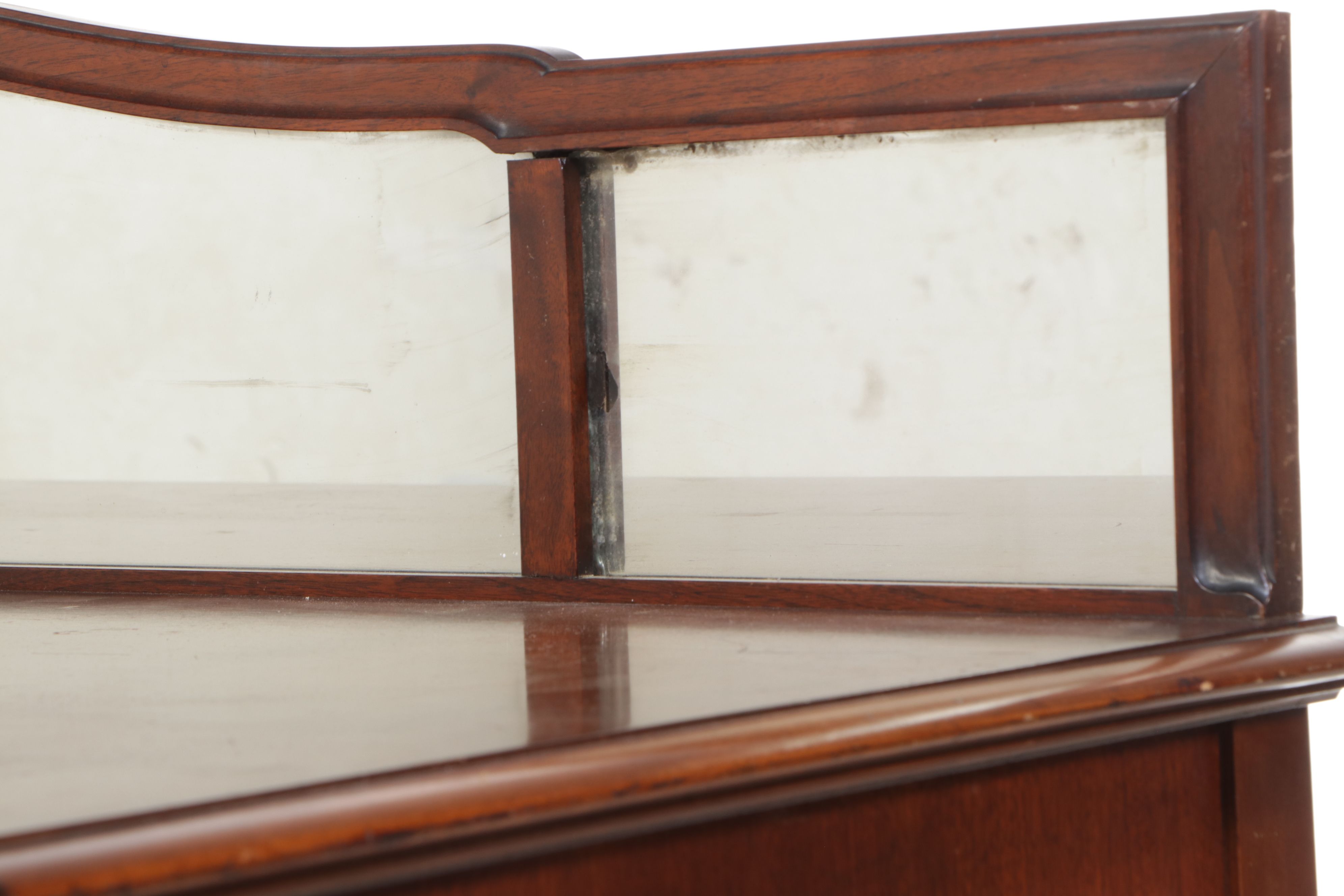 Royal Mantel and Furniture Co. Edwardian Style Mahogany Sideboard with Mirror