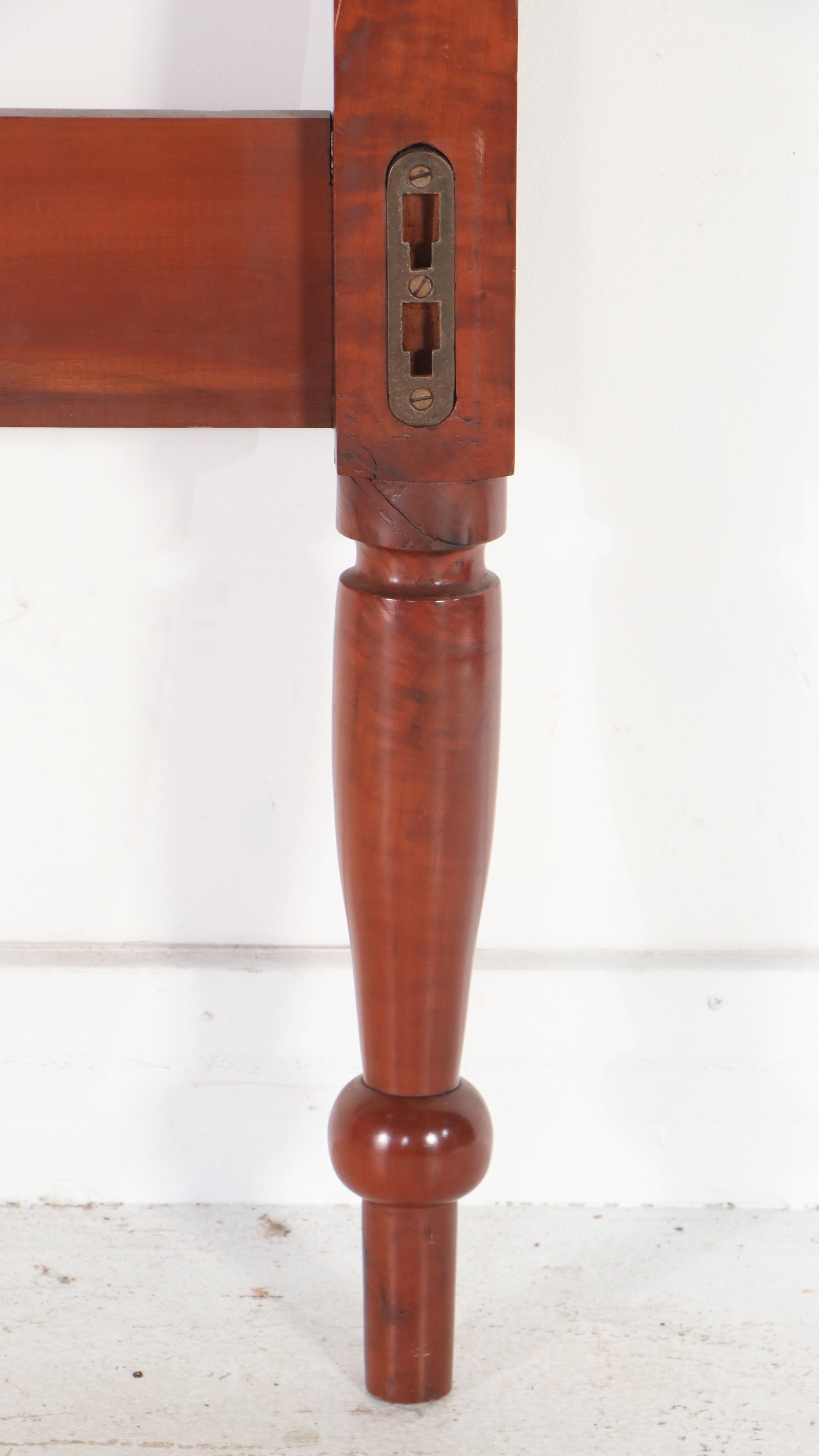 Pair of American Colonial Style Cherry Twin Size Bed Frames