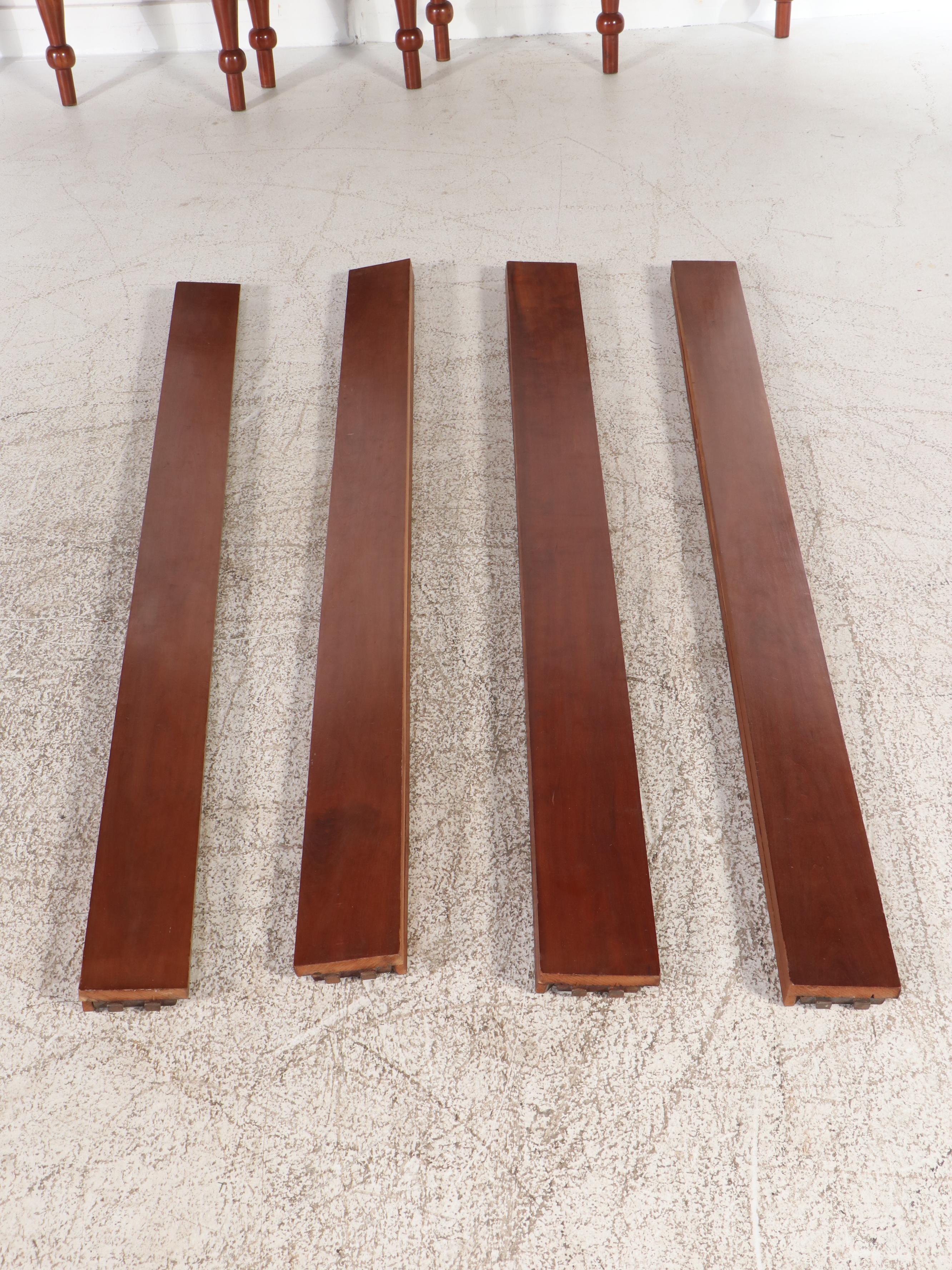 Pair of American Colonial Style Cherry Twin Size Bed Frames