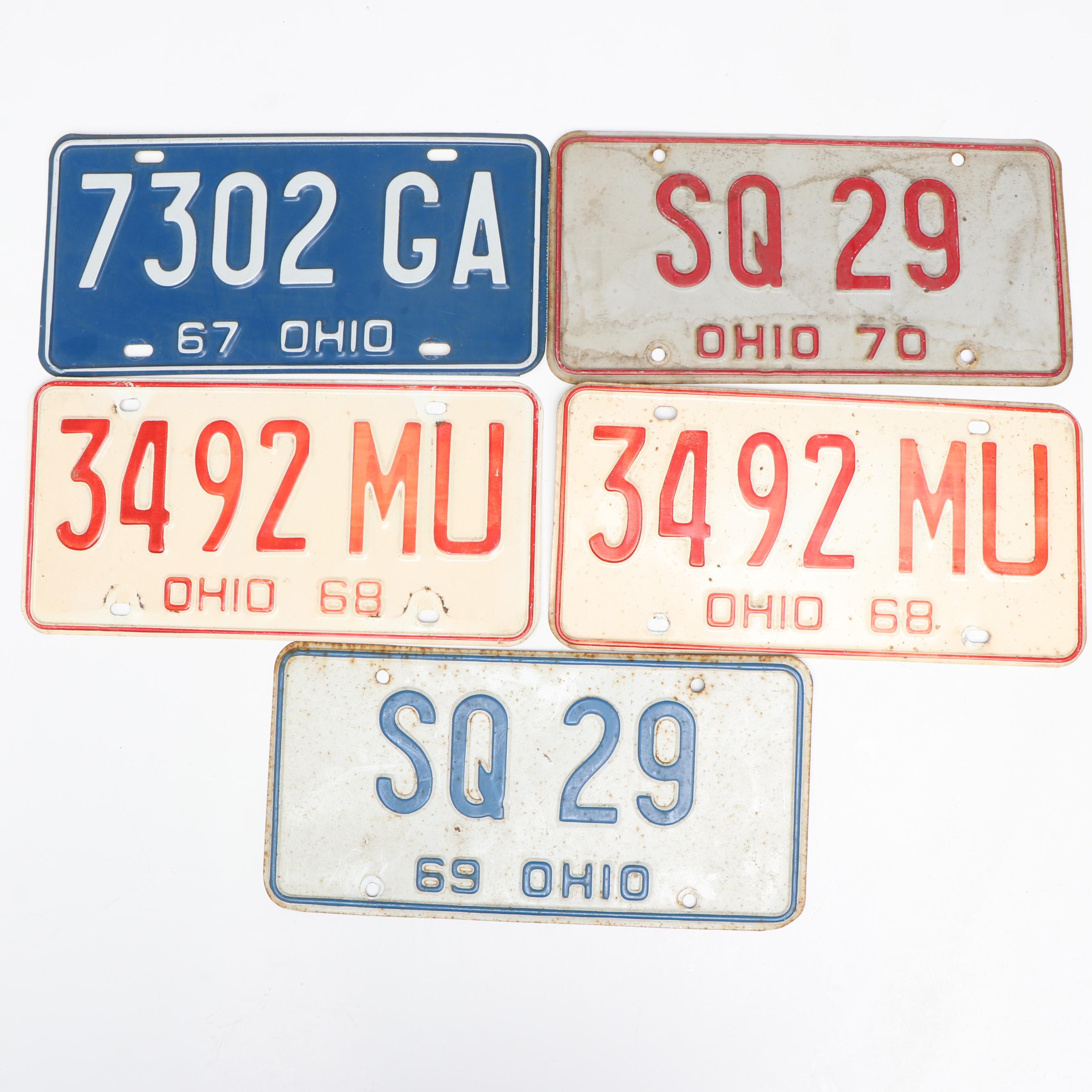 Robeson and More Knives, Whitman's Metal Chocolate Tin, and Ohio License Plates