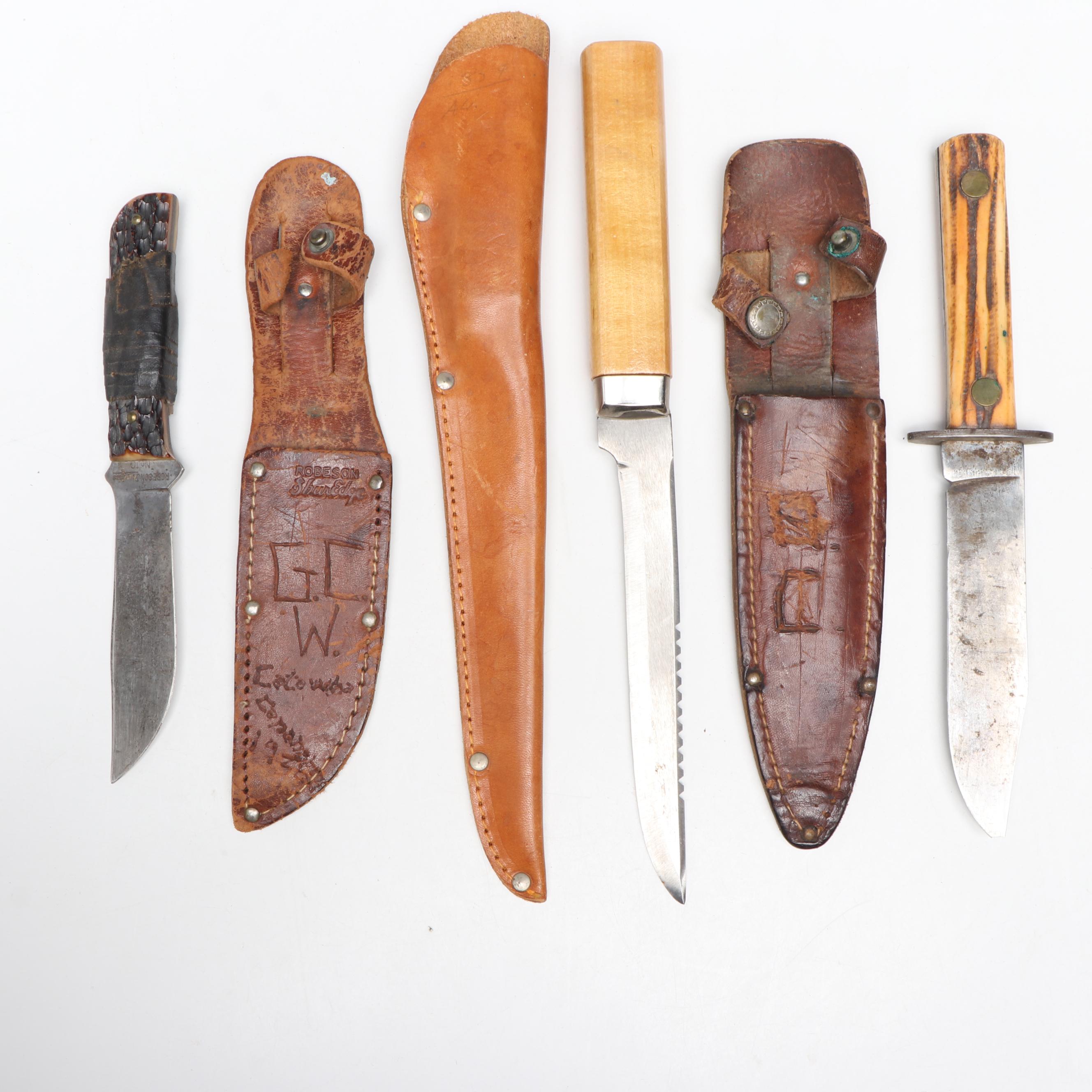 Robeson and More Knives, Whitman's Metal Chocolate Tin, and Ohio License Plates