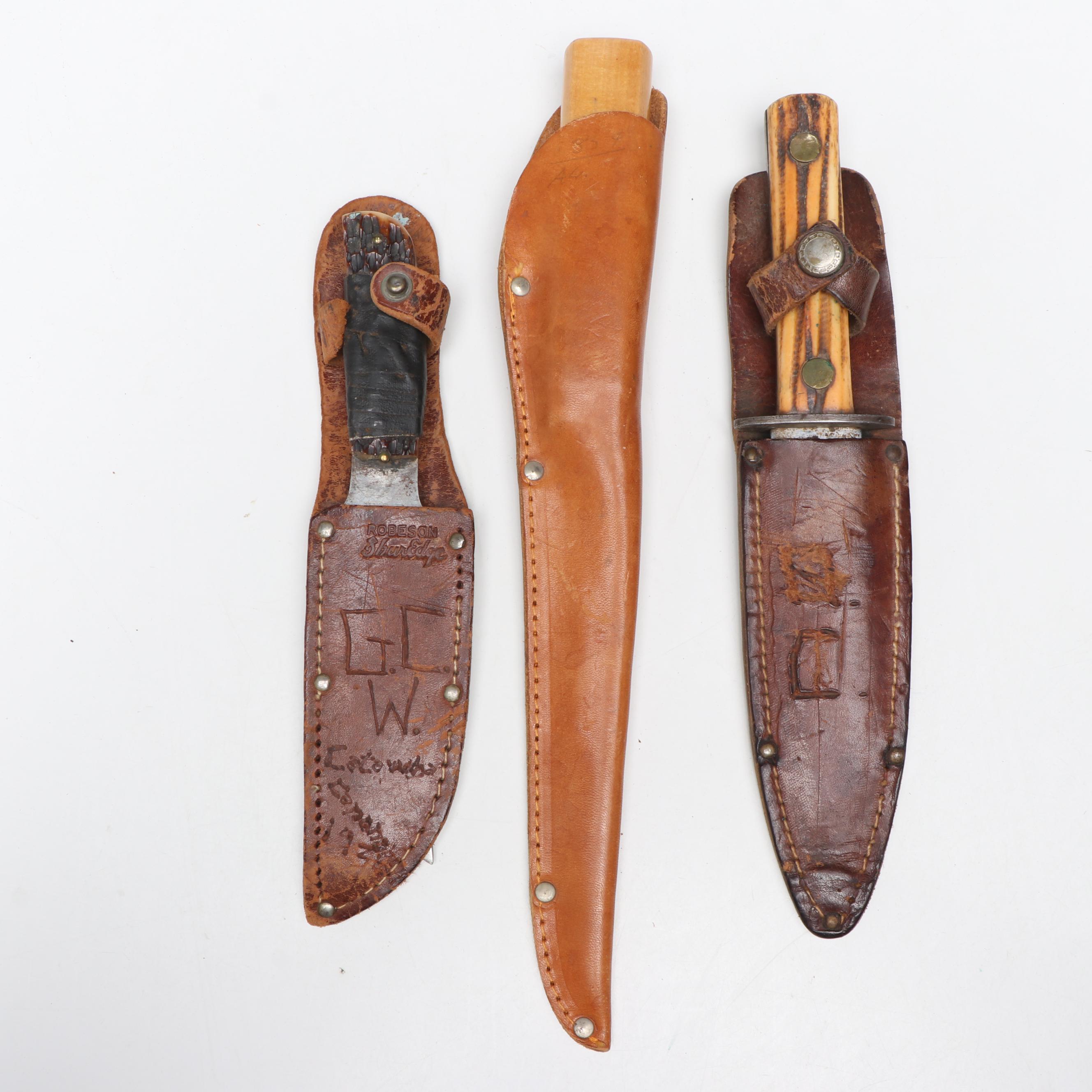 Robeson and More Knives, Whitman's Metal Chocolate Tin, and Ohio License Plates