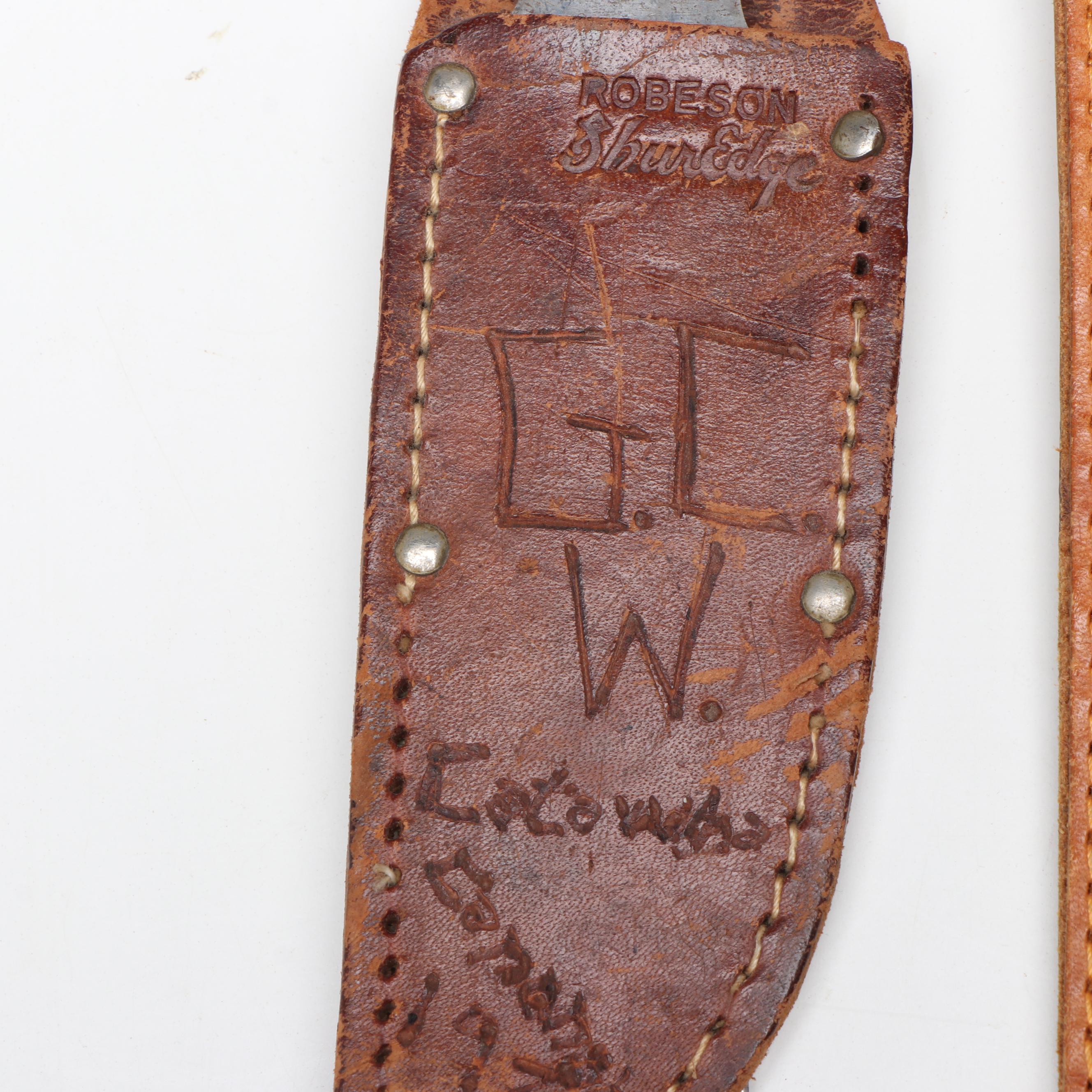 Robeson and More Knives, Whitman's Metal Chocolate Tin, and Ohio License Plates