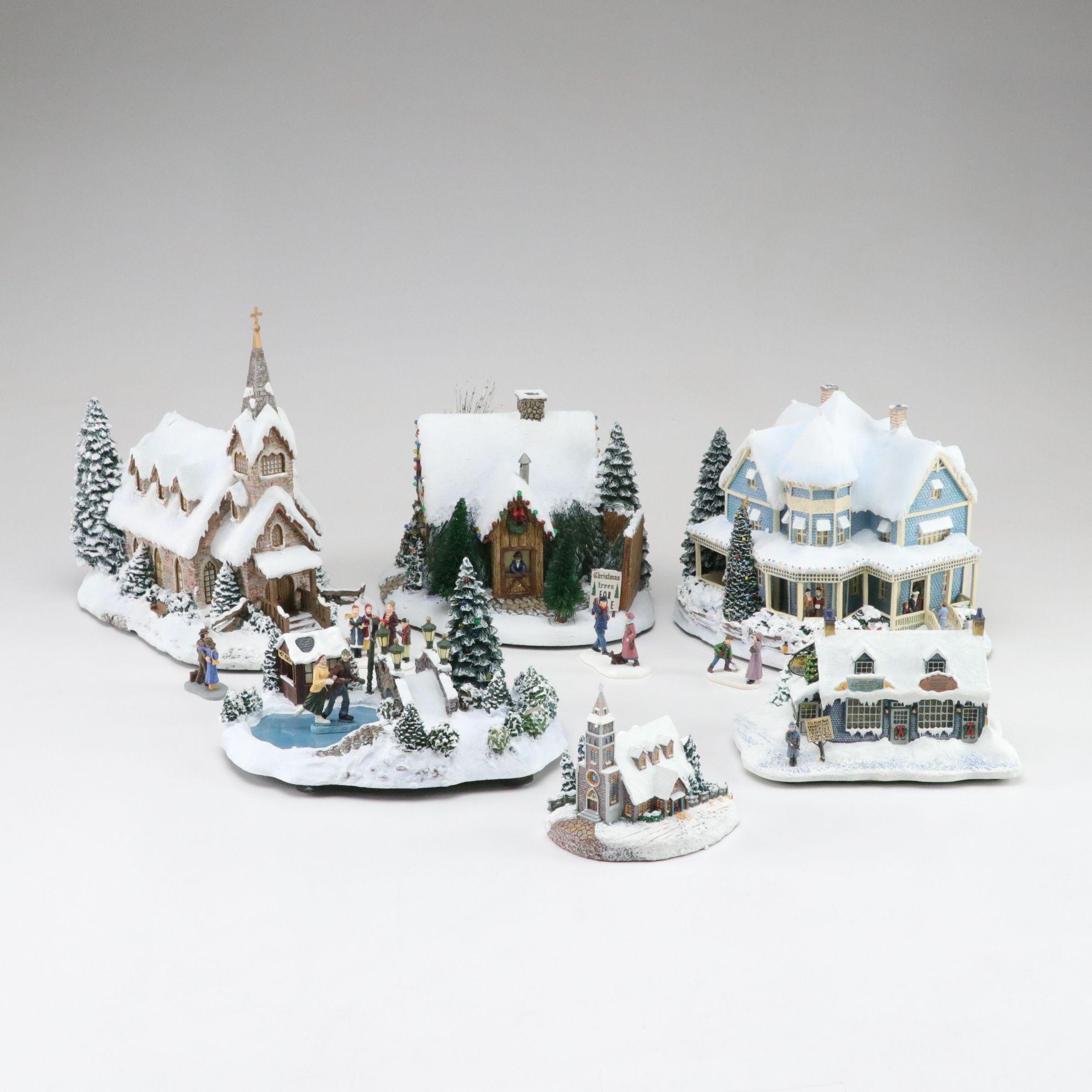 Hawthorne Village "Ye Very Olde Fruitcake Shoppe" & More Christmas Houses