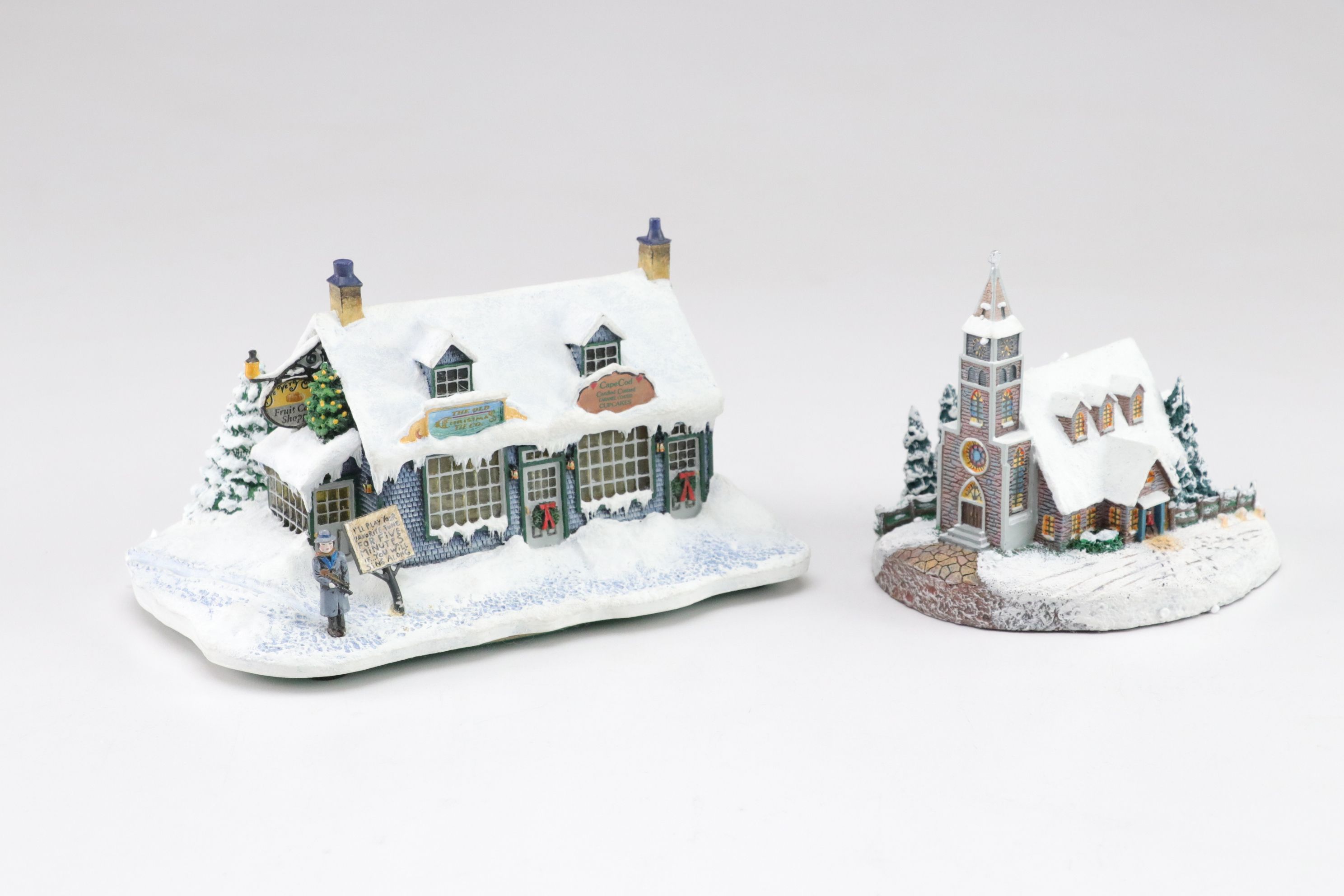 Hawthorne Village "Ye Very Olde Fruitcake Shoppe" & More Christmas Houses