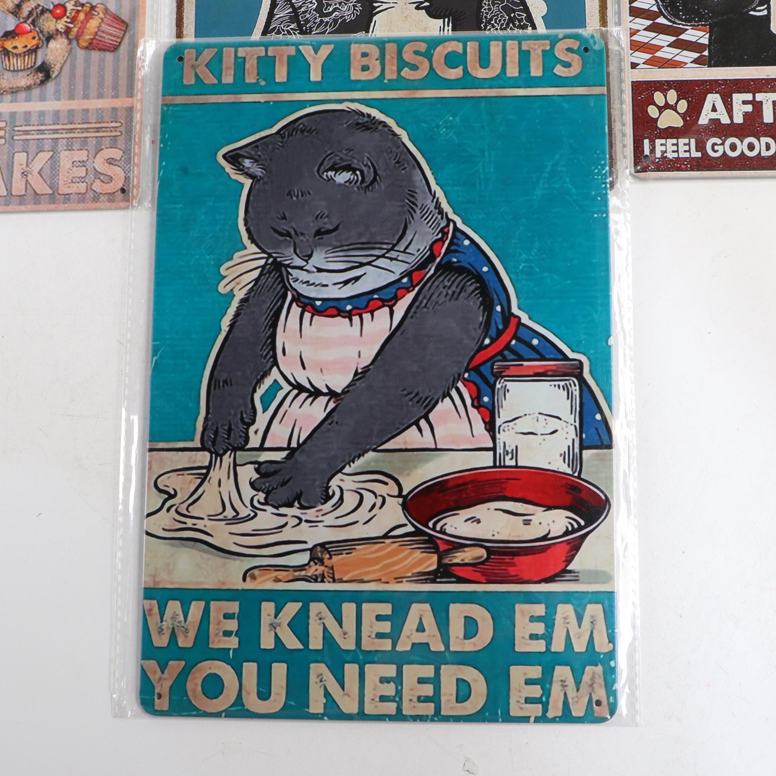 Novelty Cat Sign Collection
