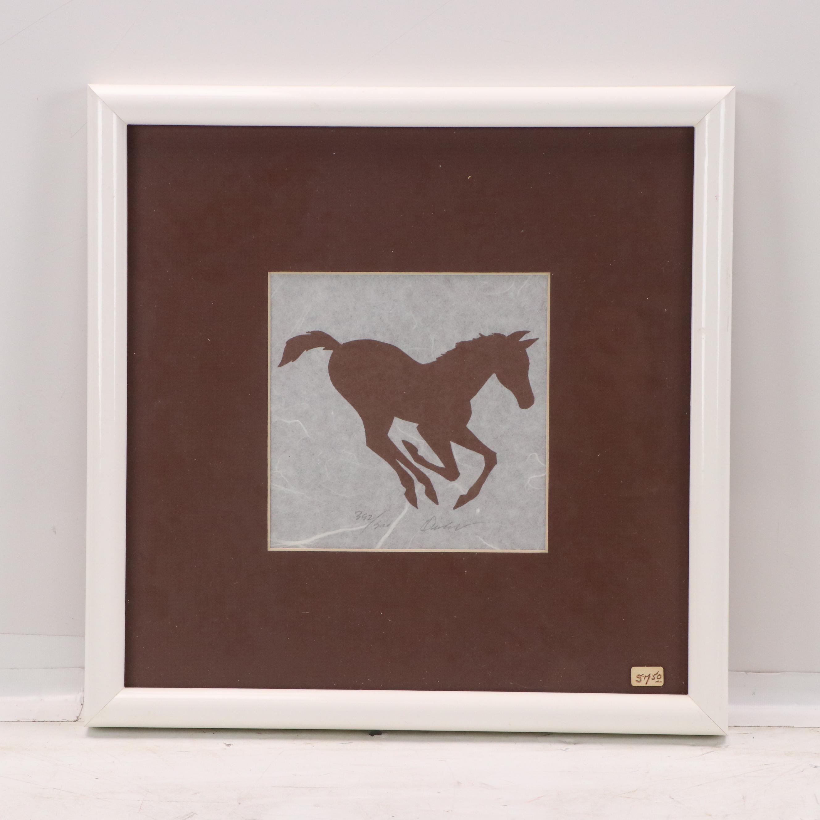 James F. Omohundro Serigraphs of Maritime Scenes and Equestrian Portraits