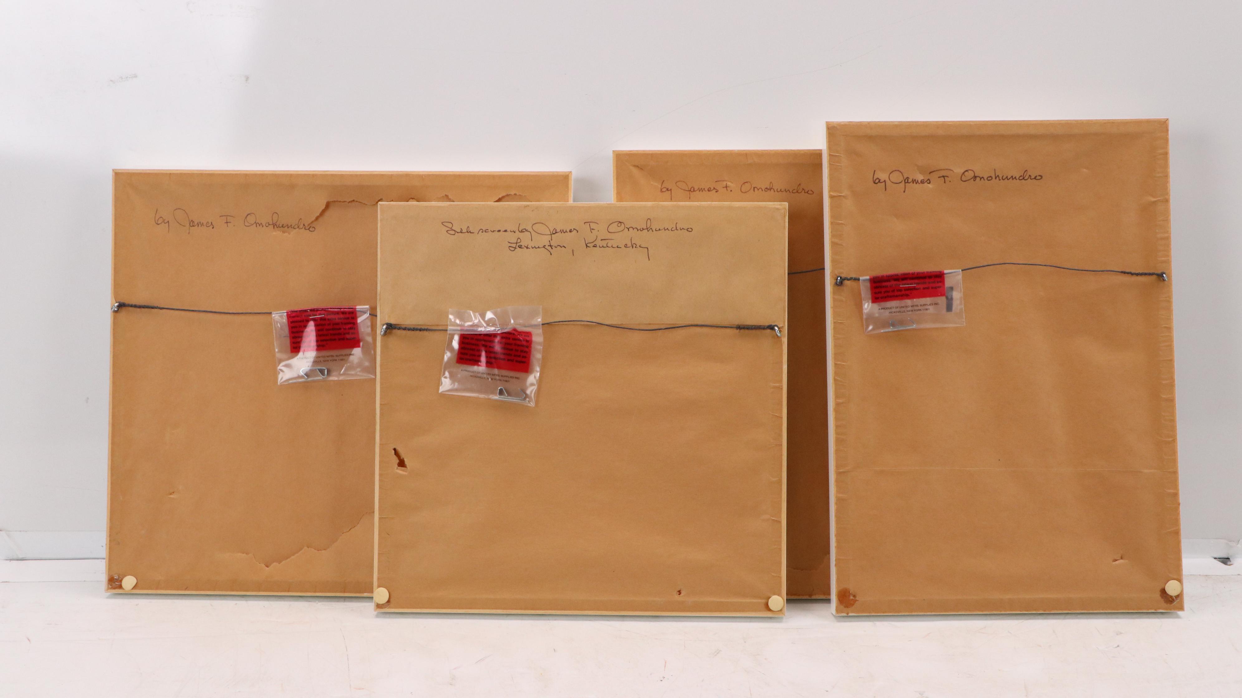 James F. Omohundro Serigraphs of Maritime Scenes and Equestrian Portraits