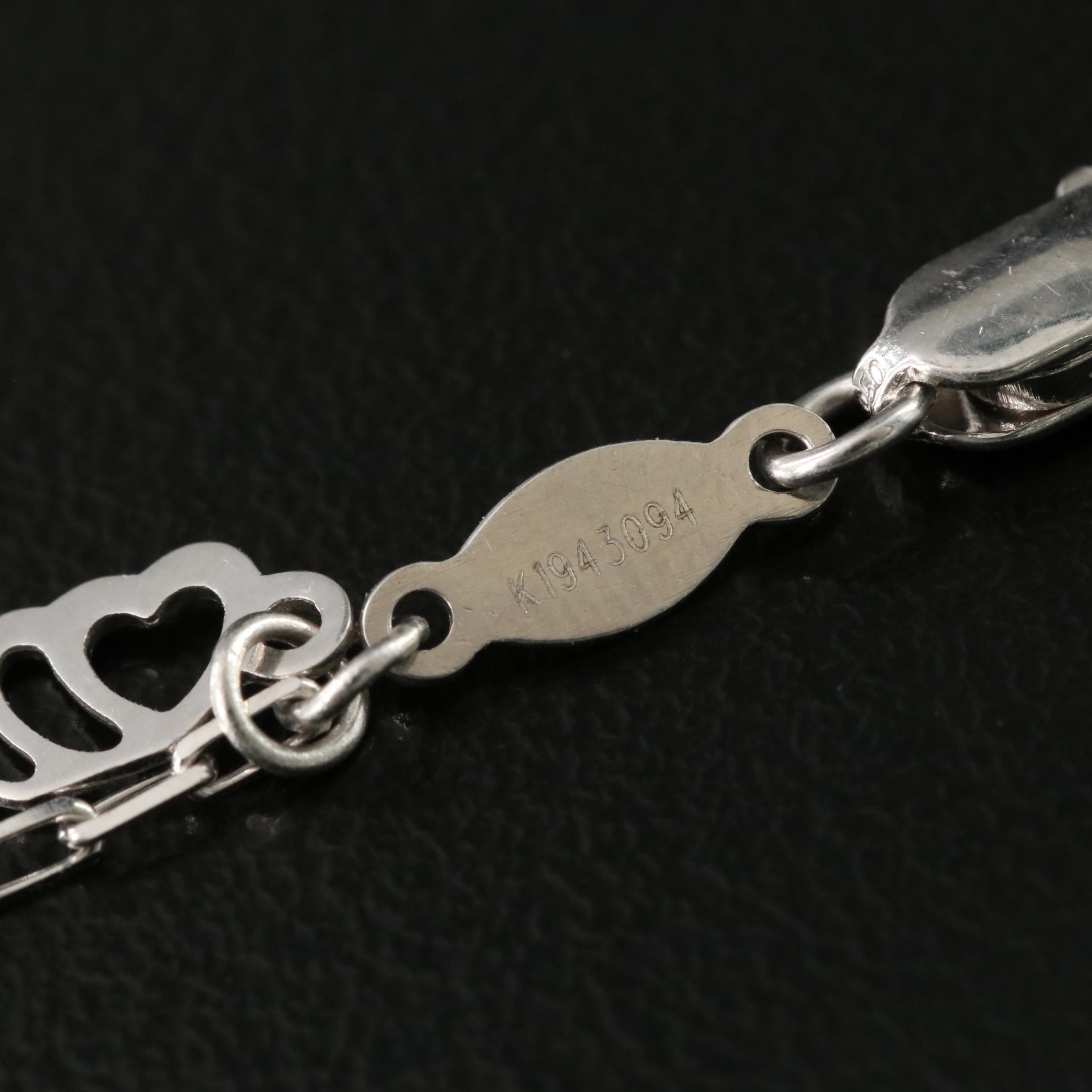 Platinum 6.81 CTW Lab Grown Diamond Necklace