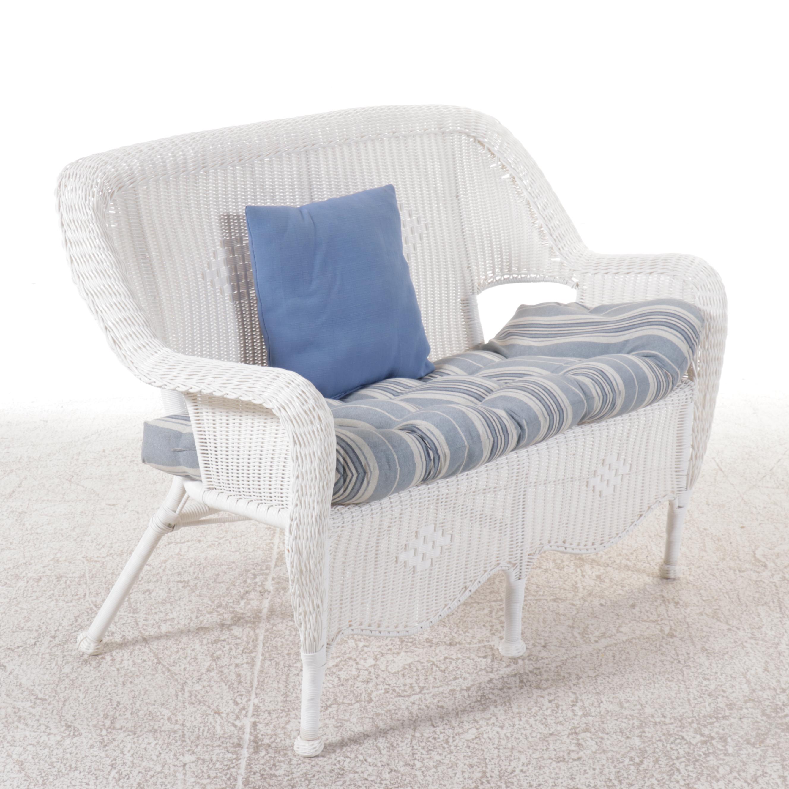 Hampton Bay PE Rattan Four-Piece Patio Lounge Set