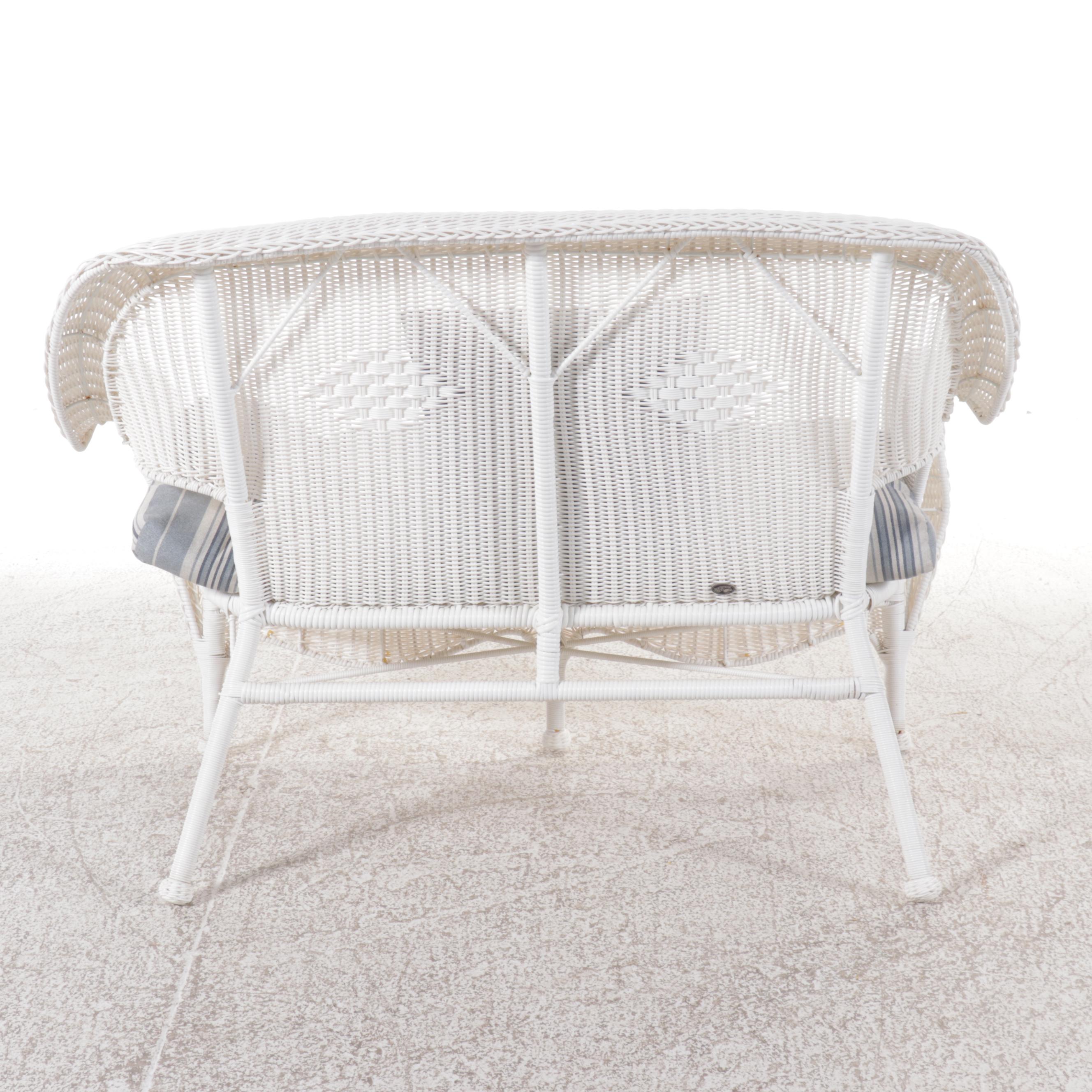 Hampton Bay PE Rattan Four-Piece Patio Lounge Set