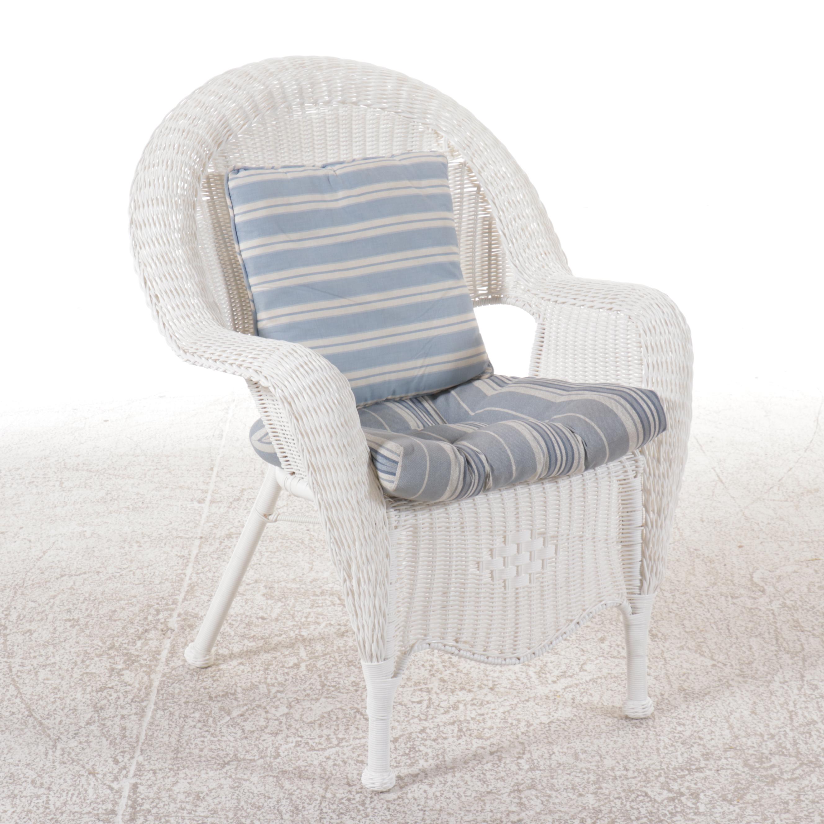 Hampton Bay PE Rattan Four-Piece Patio Lounge Set