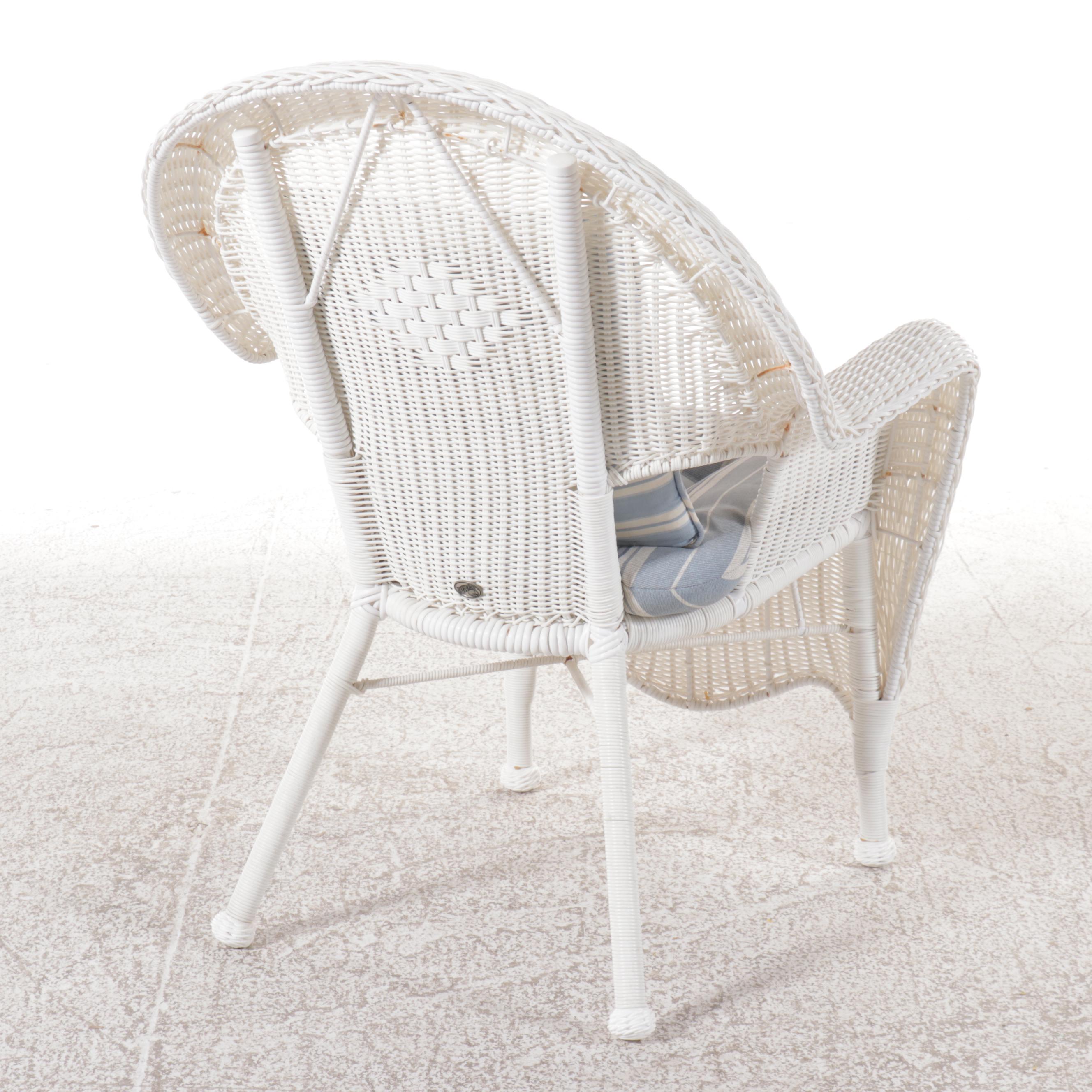 Hampton Bay PE Rattan Four-Piece Patio Lounge Set