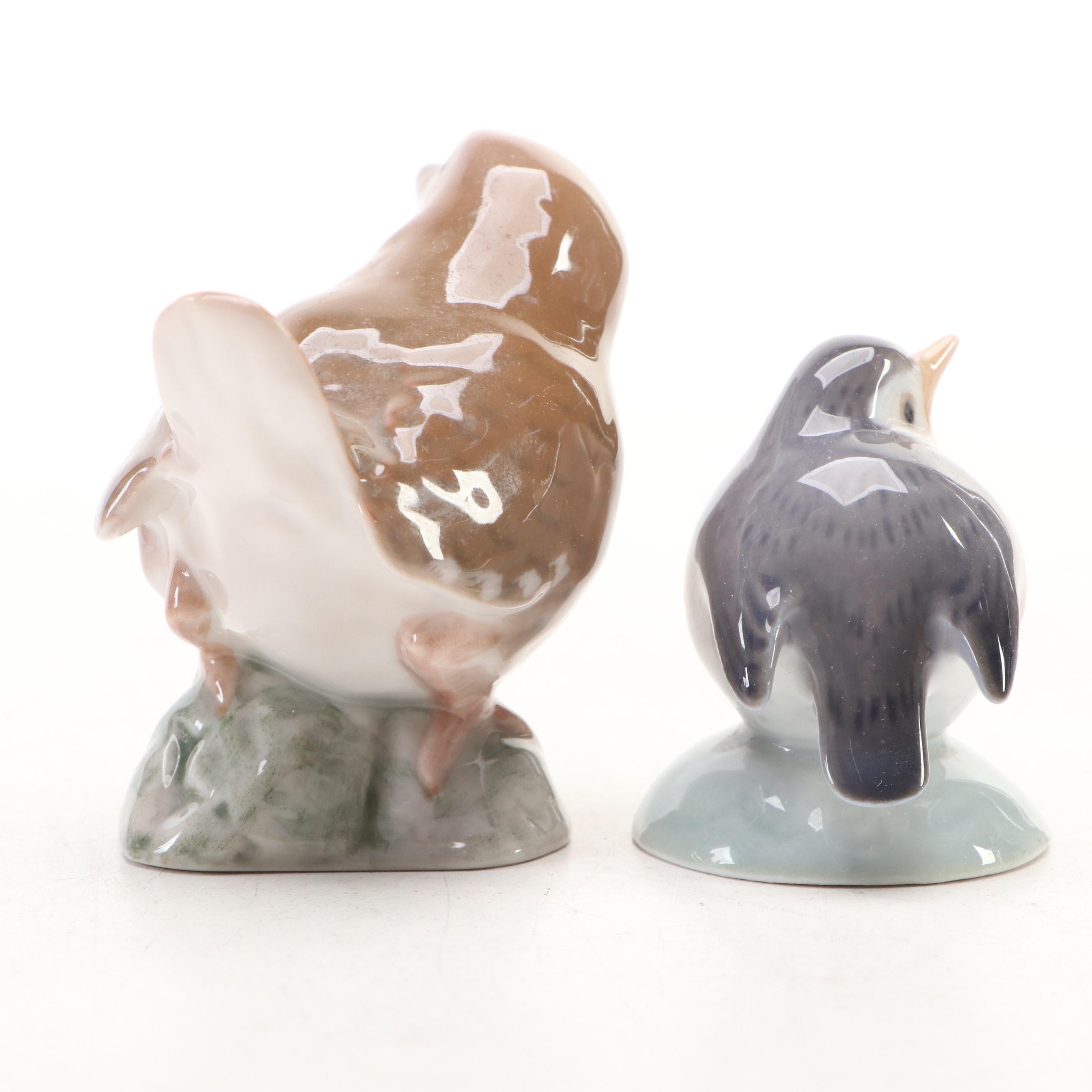 Bing & Grøndahl and Royal Copenhagen Porcelain Birds