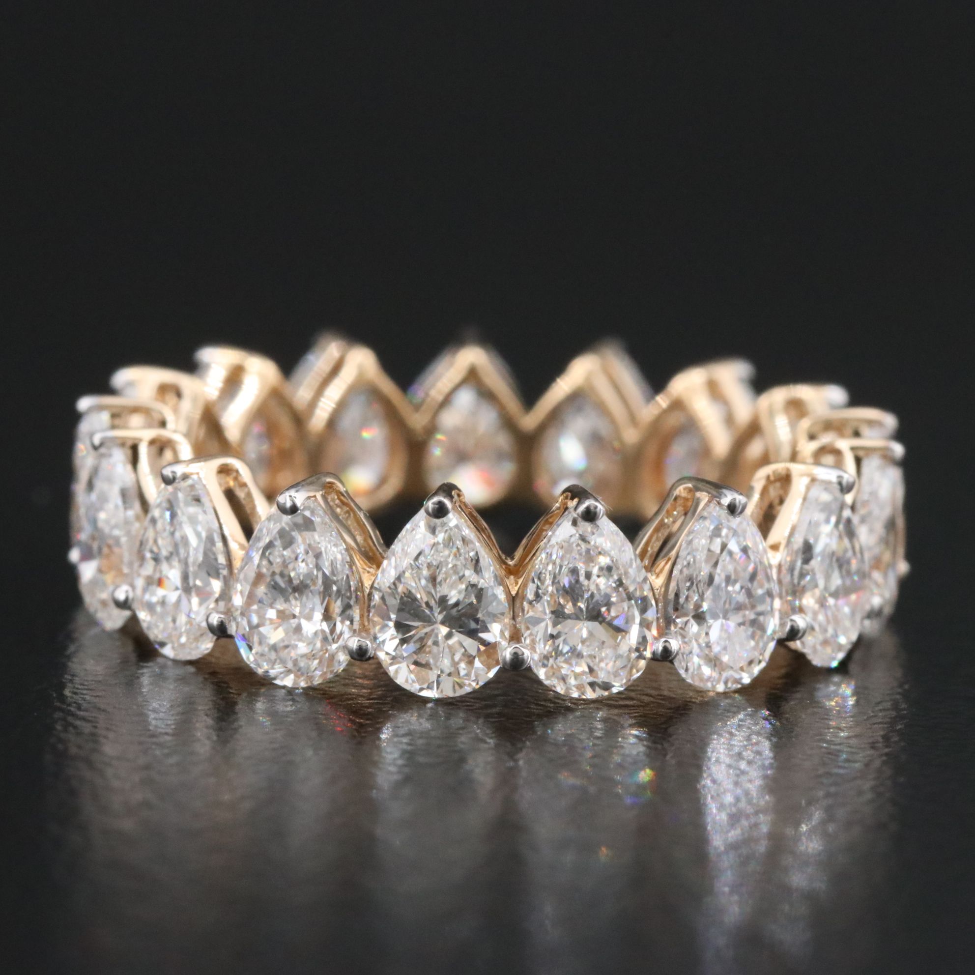 14K 4.98 CTW Lab Grown Diamond Eternity Band