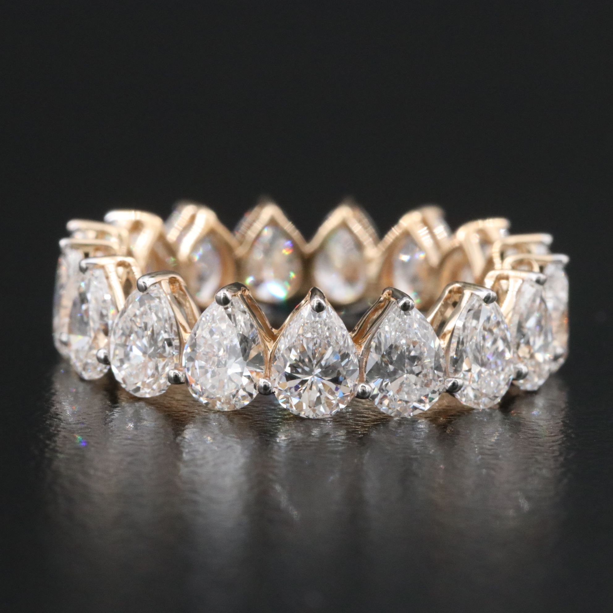 14K 4.98 CTW Lab Grown Diamond Eternity Band
