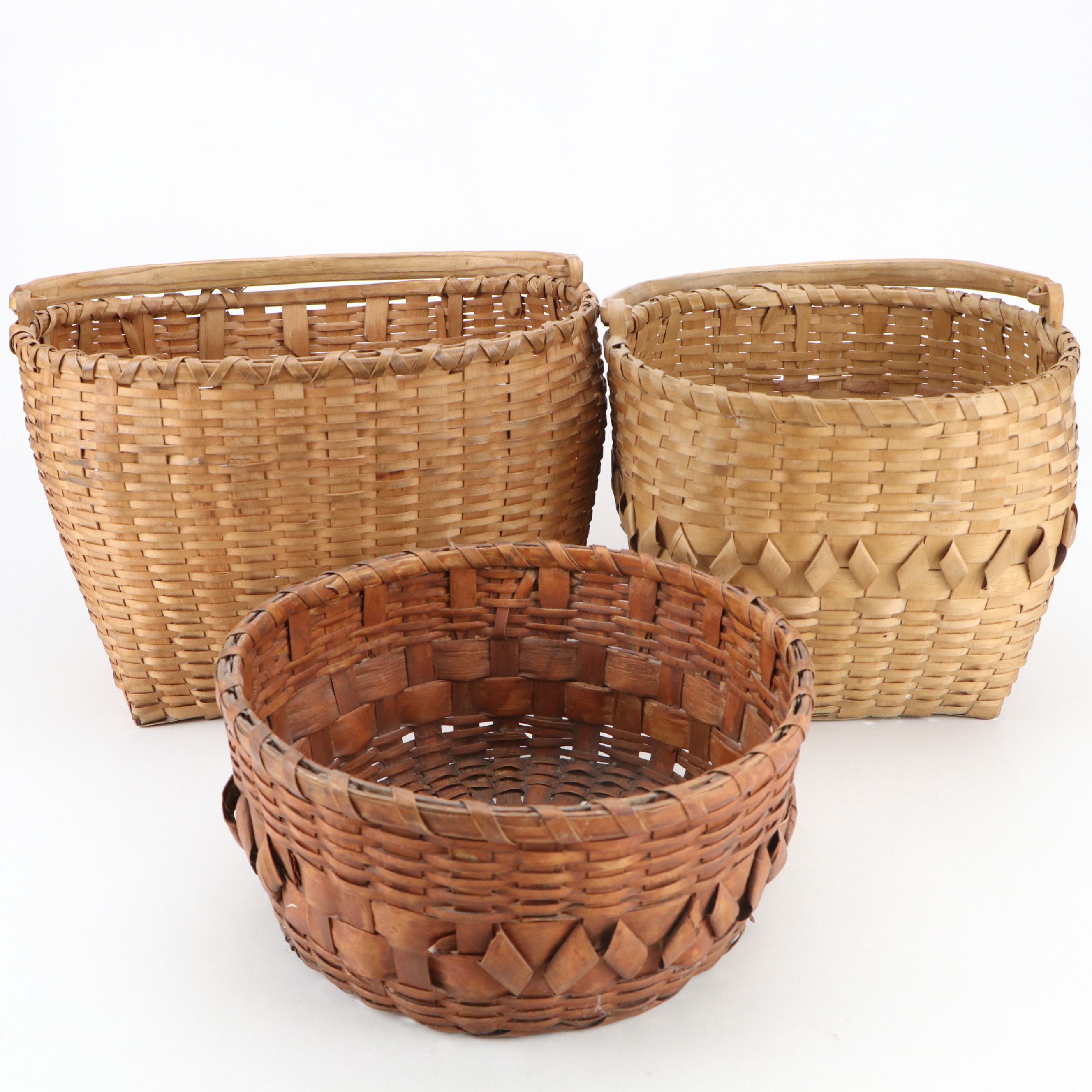 Handwoven Wooden Baskets