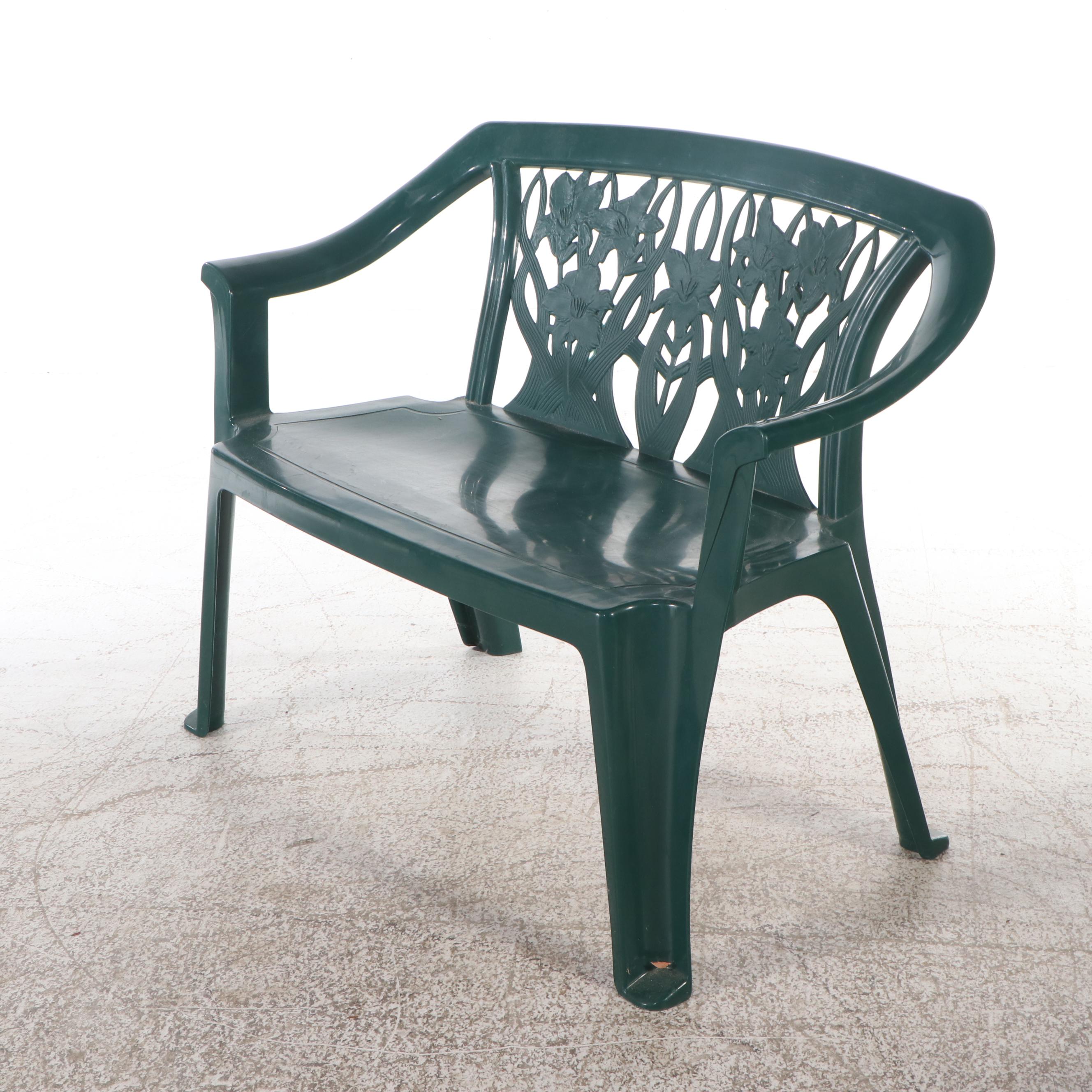 U.S. Leisure Green Plastic Patio Set