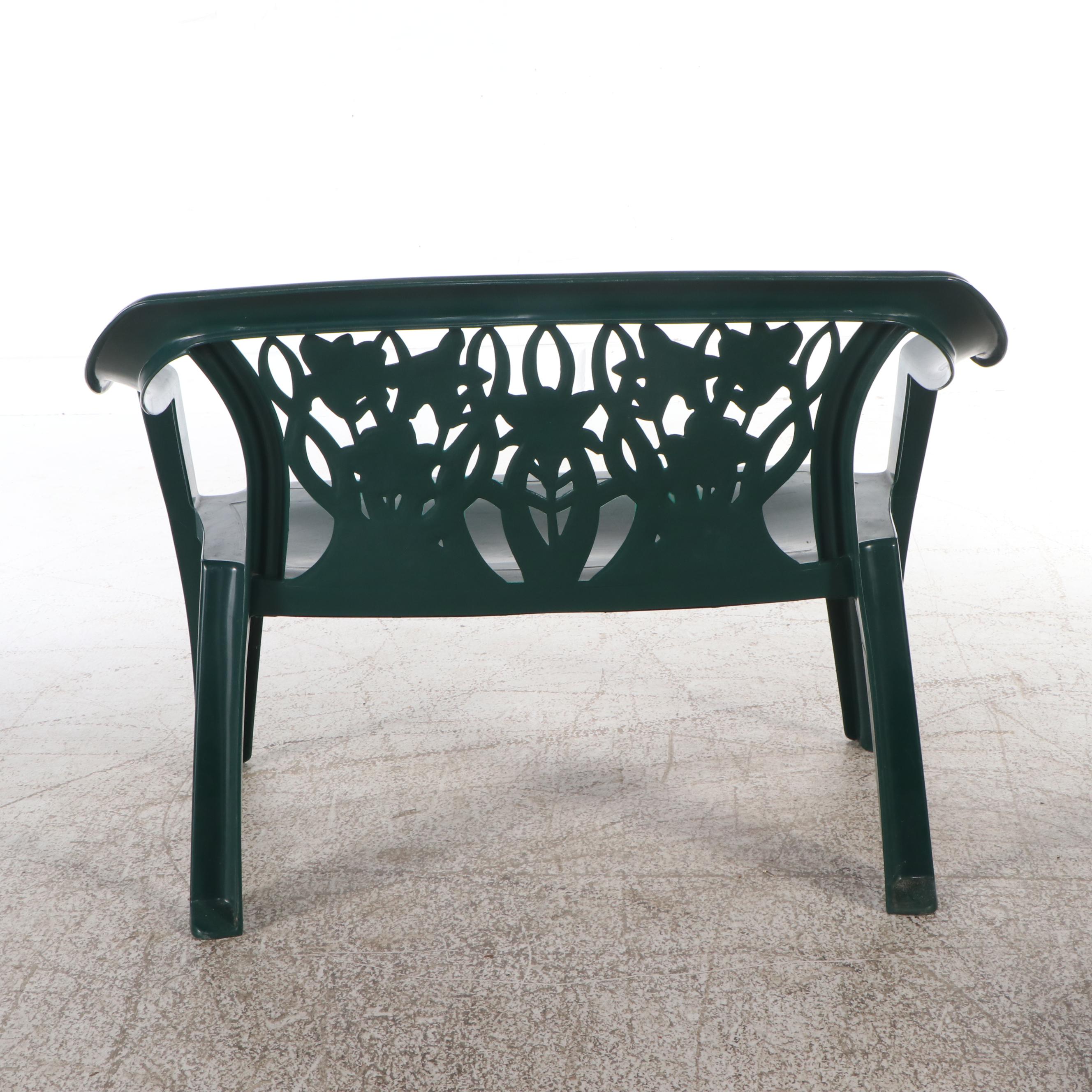 U.S. Leisure Green Plastic Patio Set