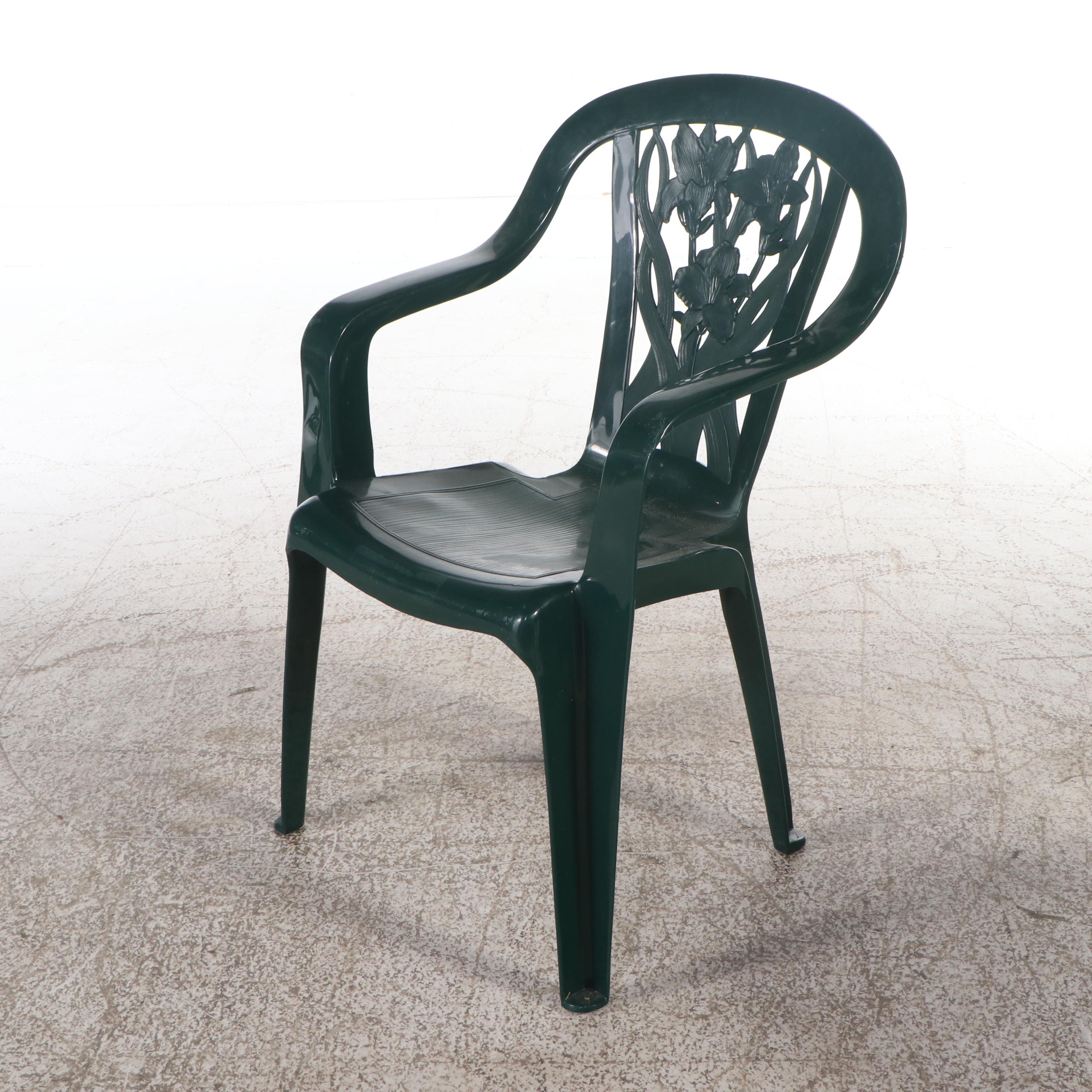 U.S. Leisure Green Plastic Patio Set