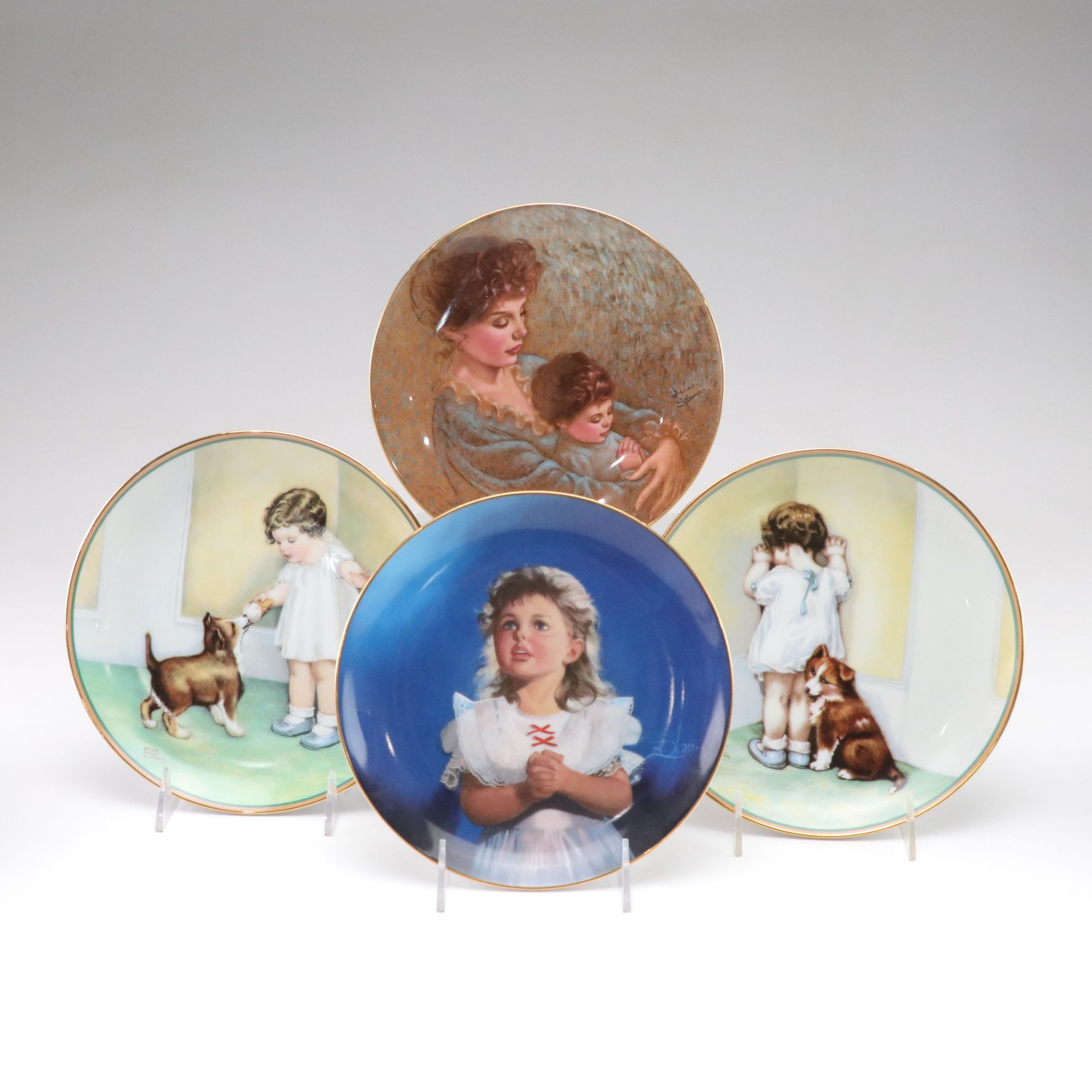 Bessie Pease Gutmann, Donald Zolan and More Collector Plates, 1980s