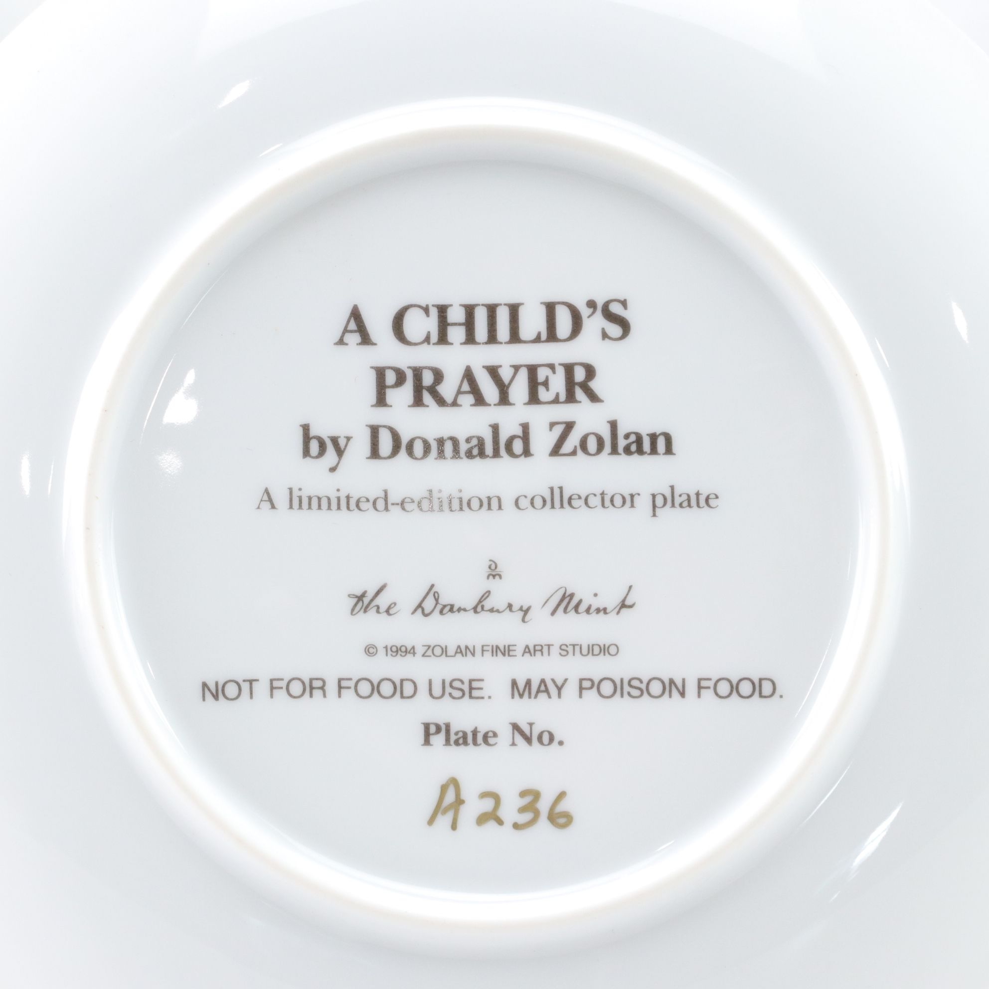 Bessie Pease Gutmann, Donald Zolan and More Collector Plates, 1980s