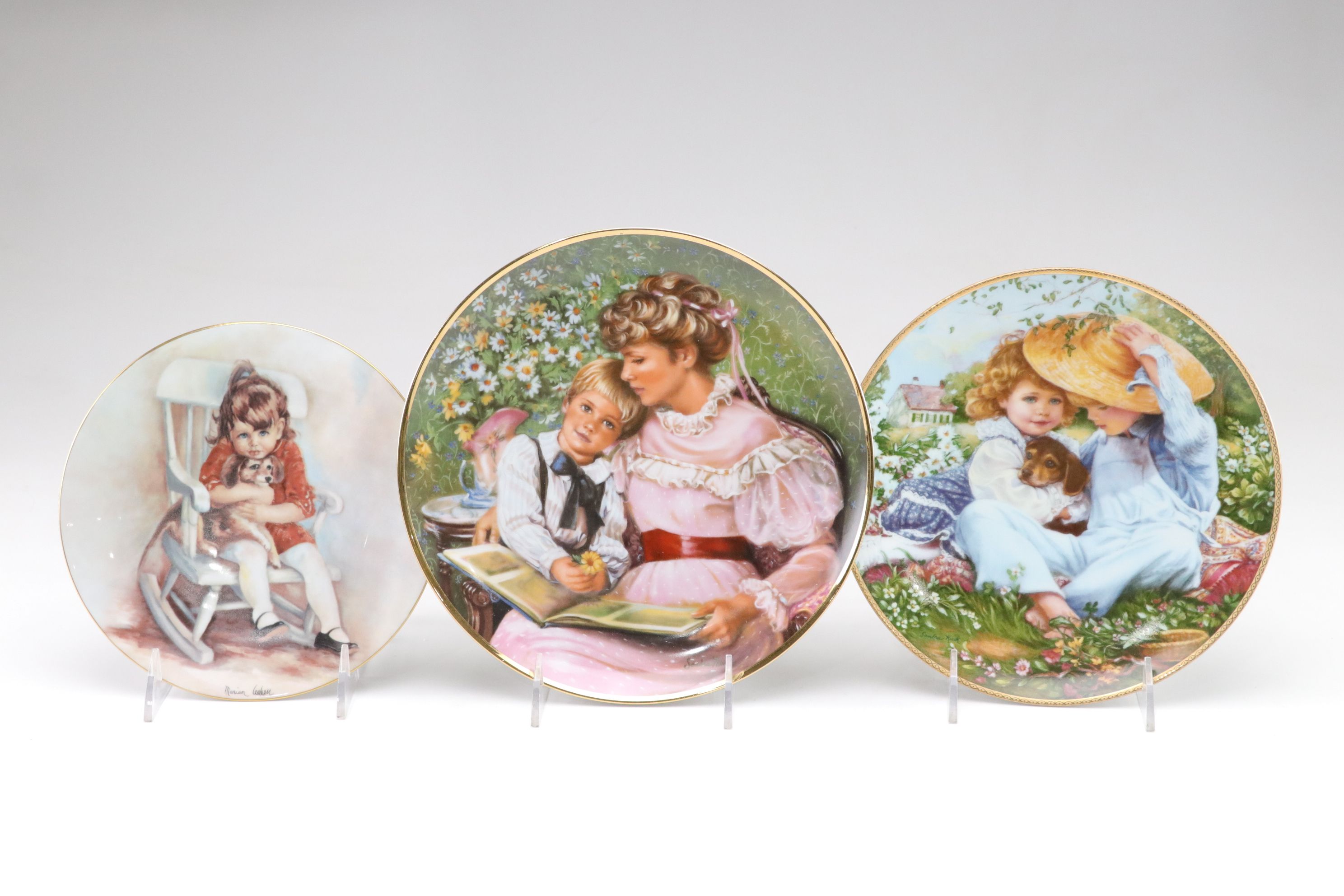 Bessie Pease Gutmann, Donald Zolan and More Collector Plates, 1980s