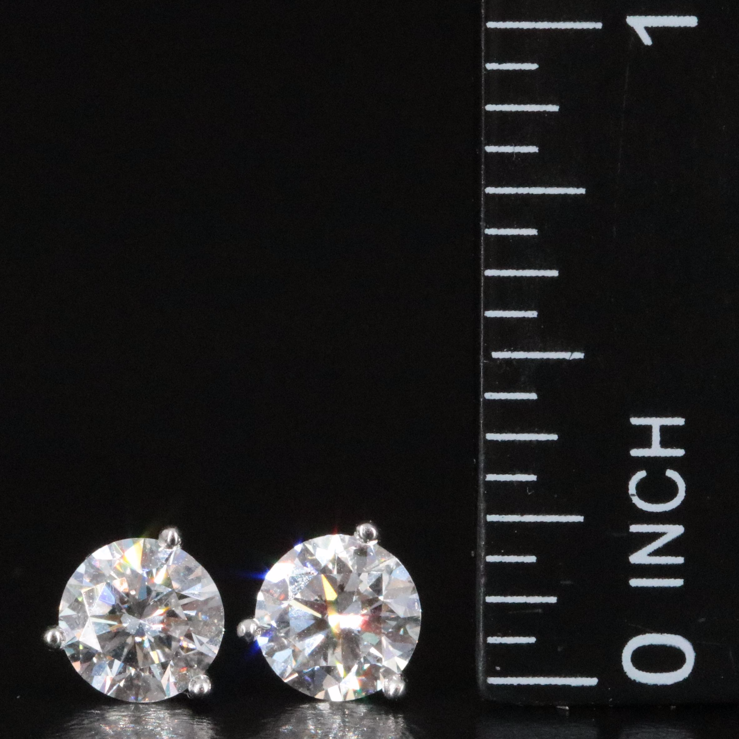 14K 1.92 CTW Lab Grown Diamond Stud Earrings