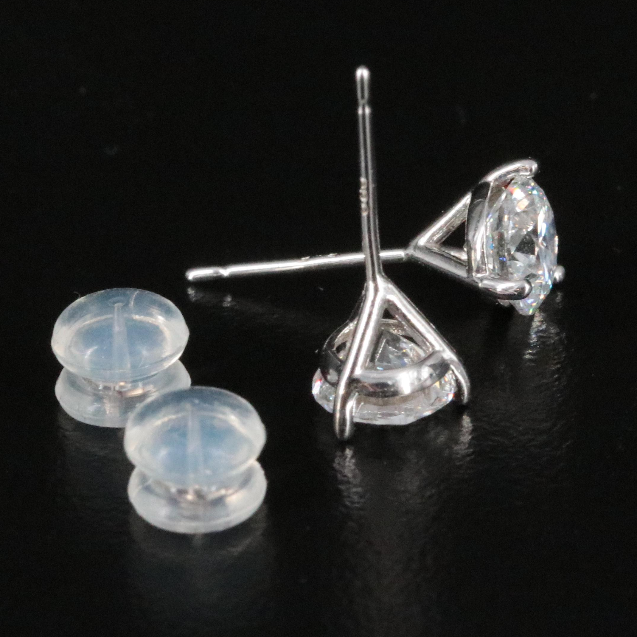 14K 1.92 CTW Lab Grown Diamond Stud Earrings