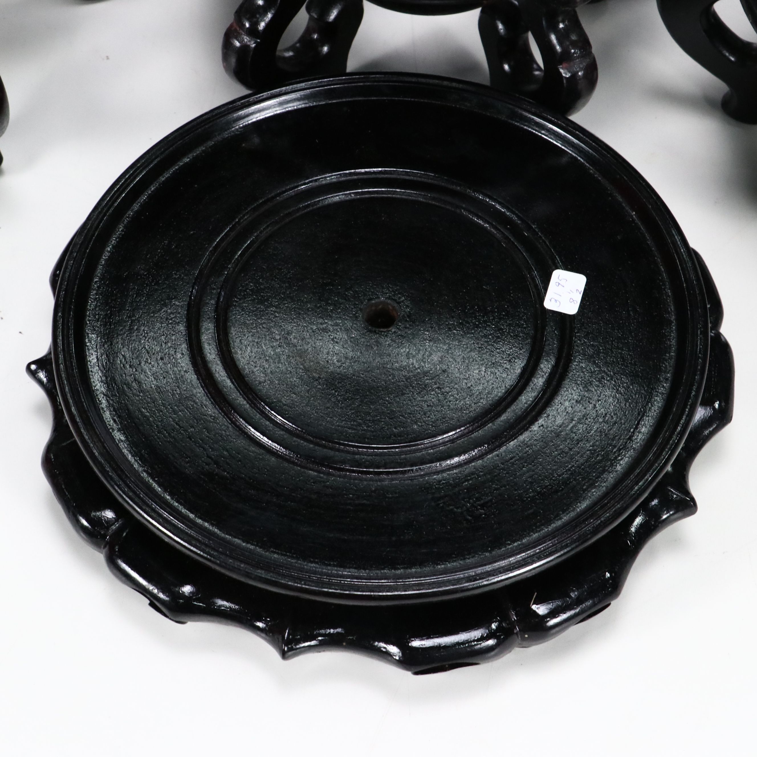 Black Wooden Planter Stands and Bases