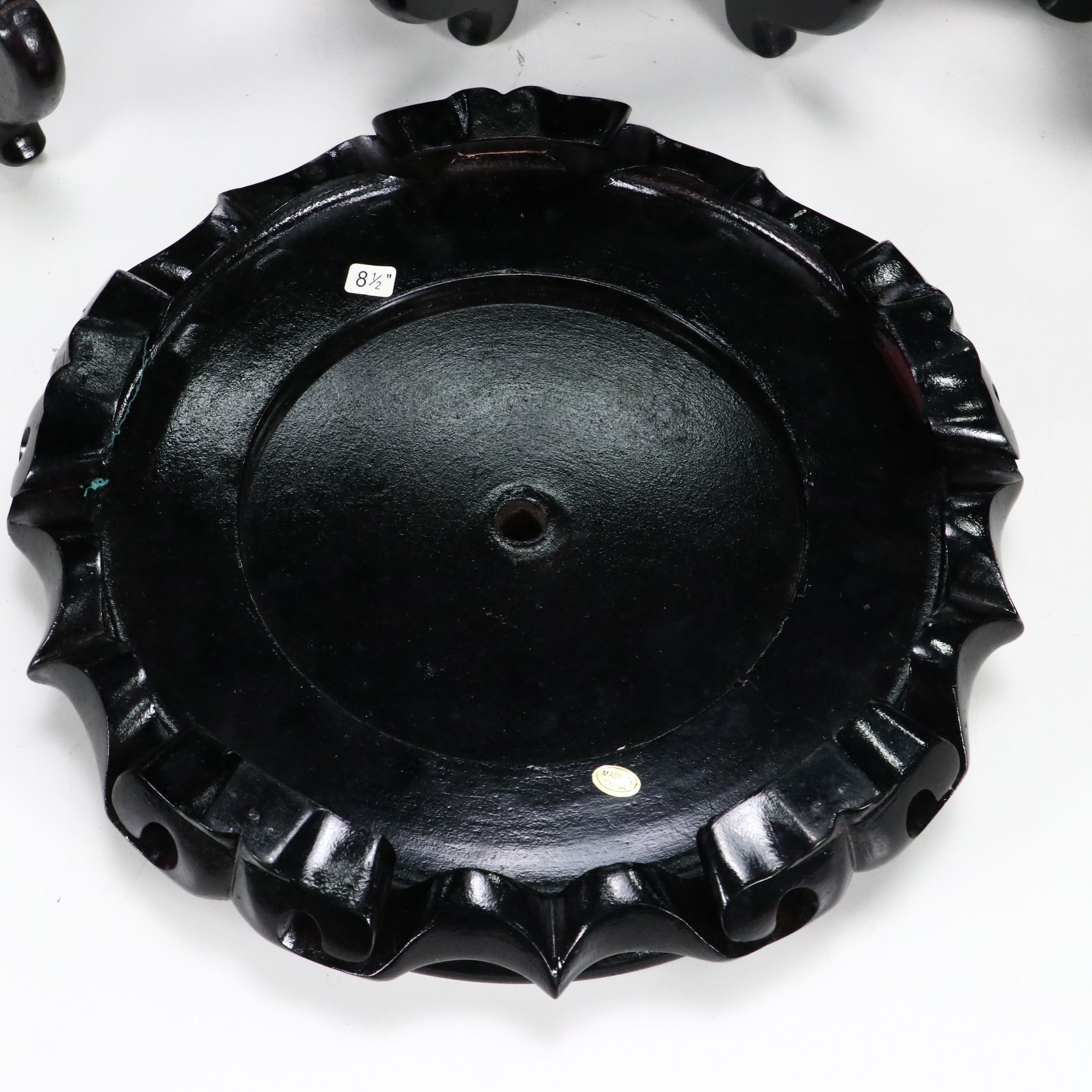 Black Wooden Planter Stands and Bases