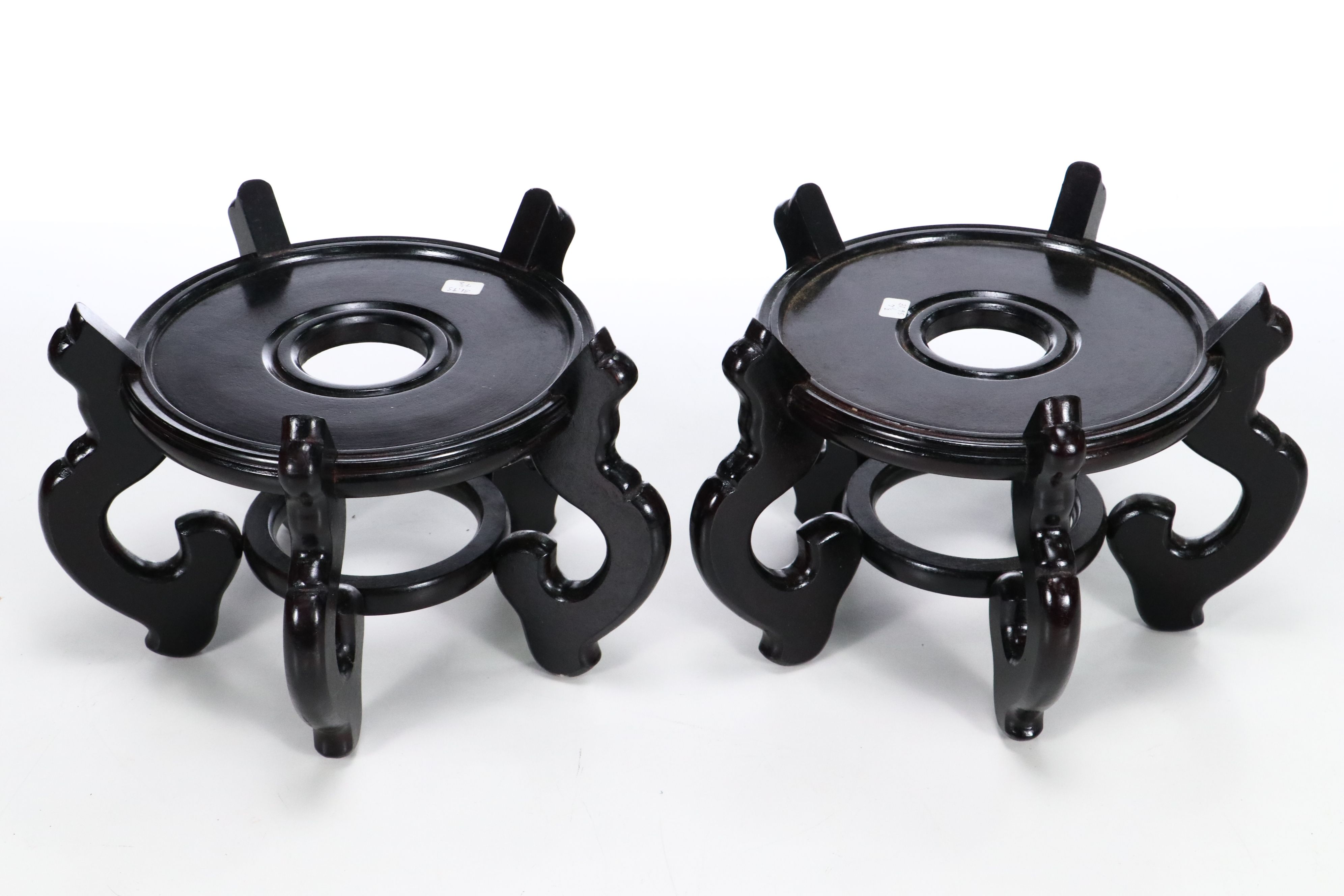 Black Wooden Planter Stands and Bases