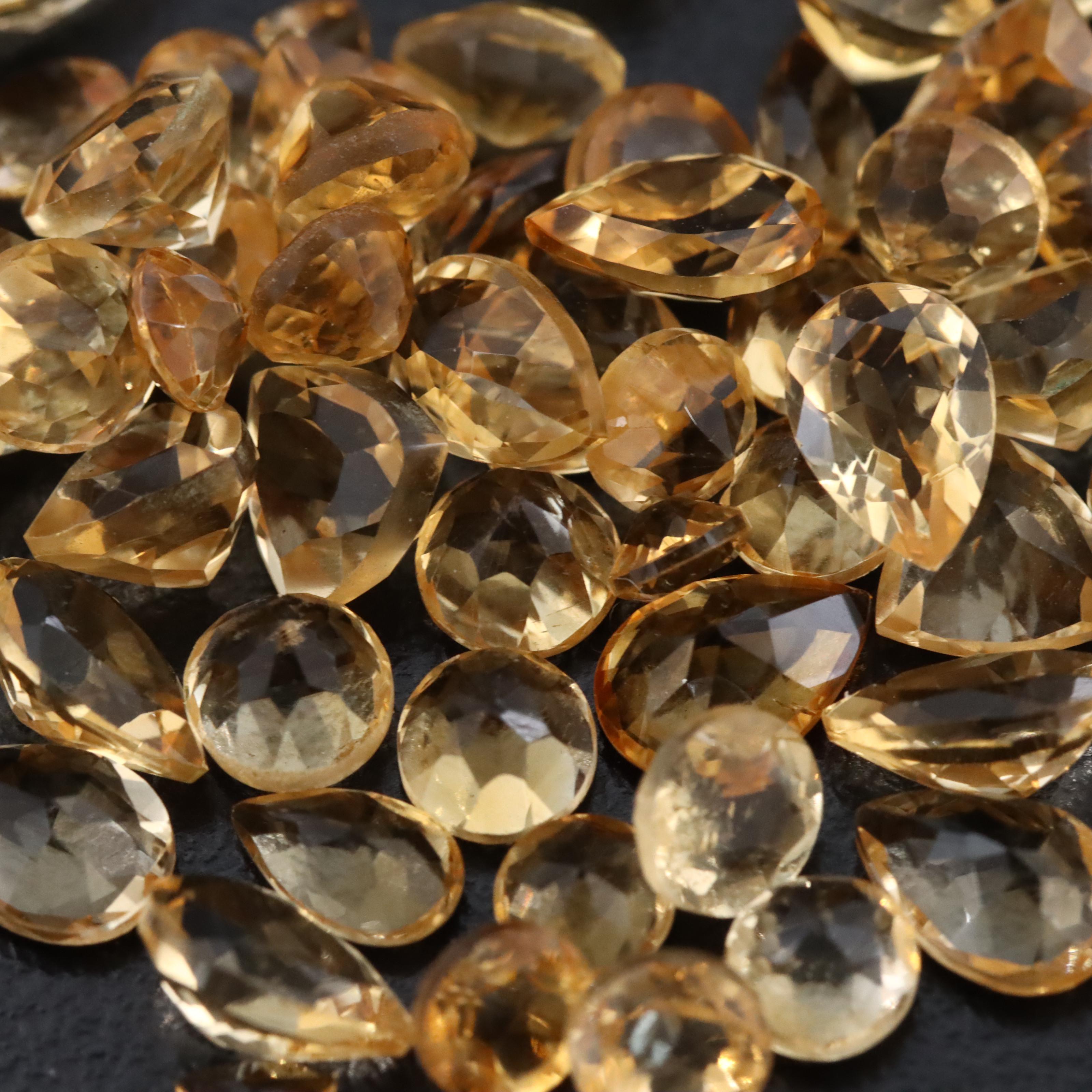 Loose 20.15 CTW Citrines