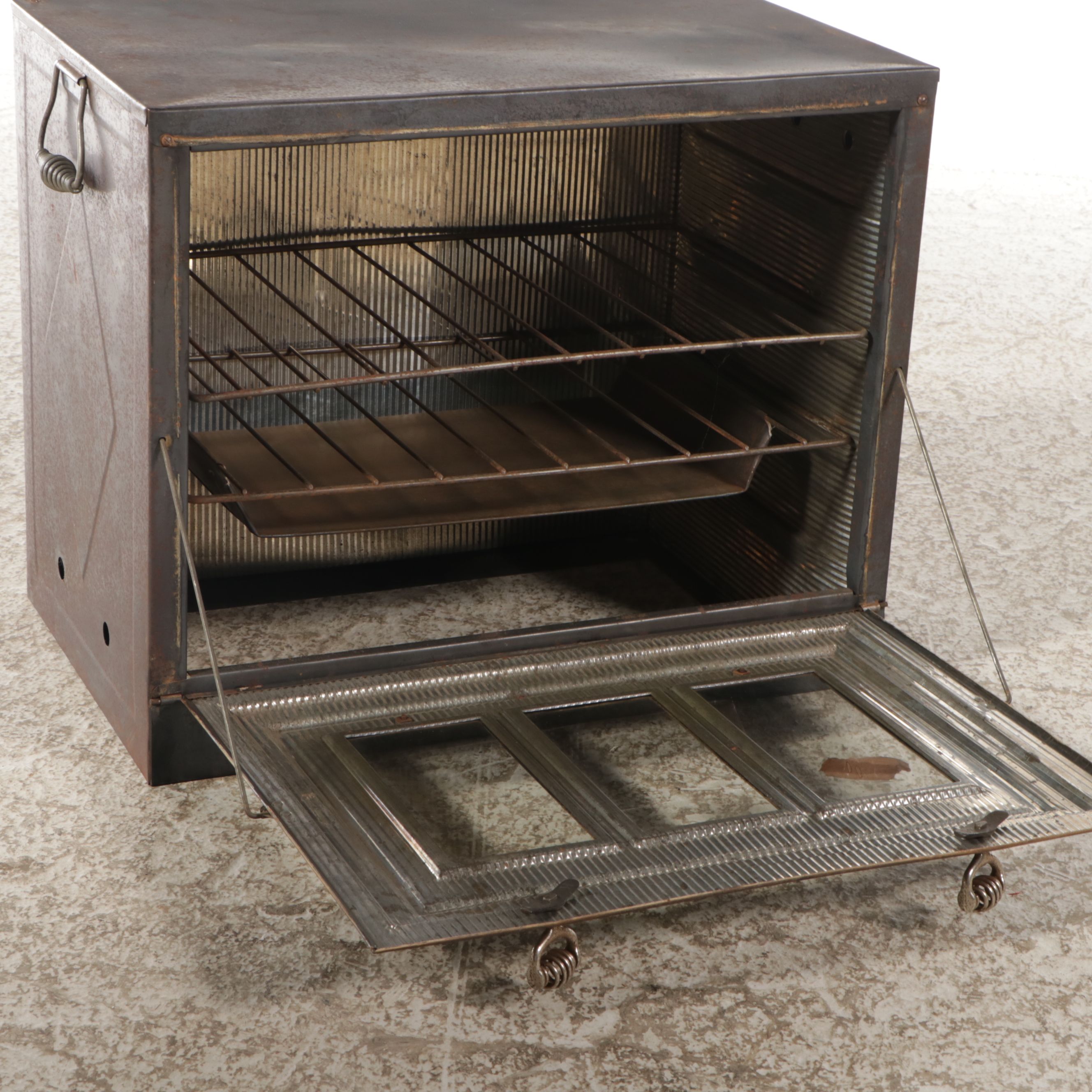 Vintage Portable Camping Warming Oven