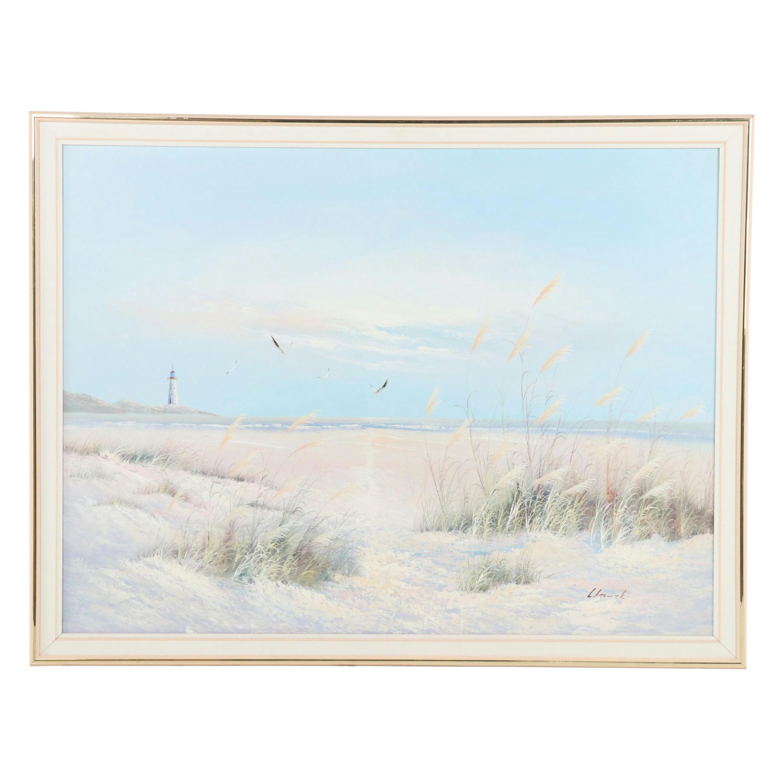 Laura Keswick Coastal Landscape Oil Painting