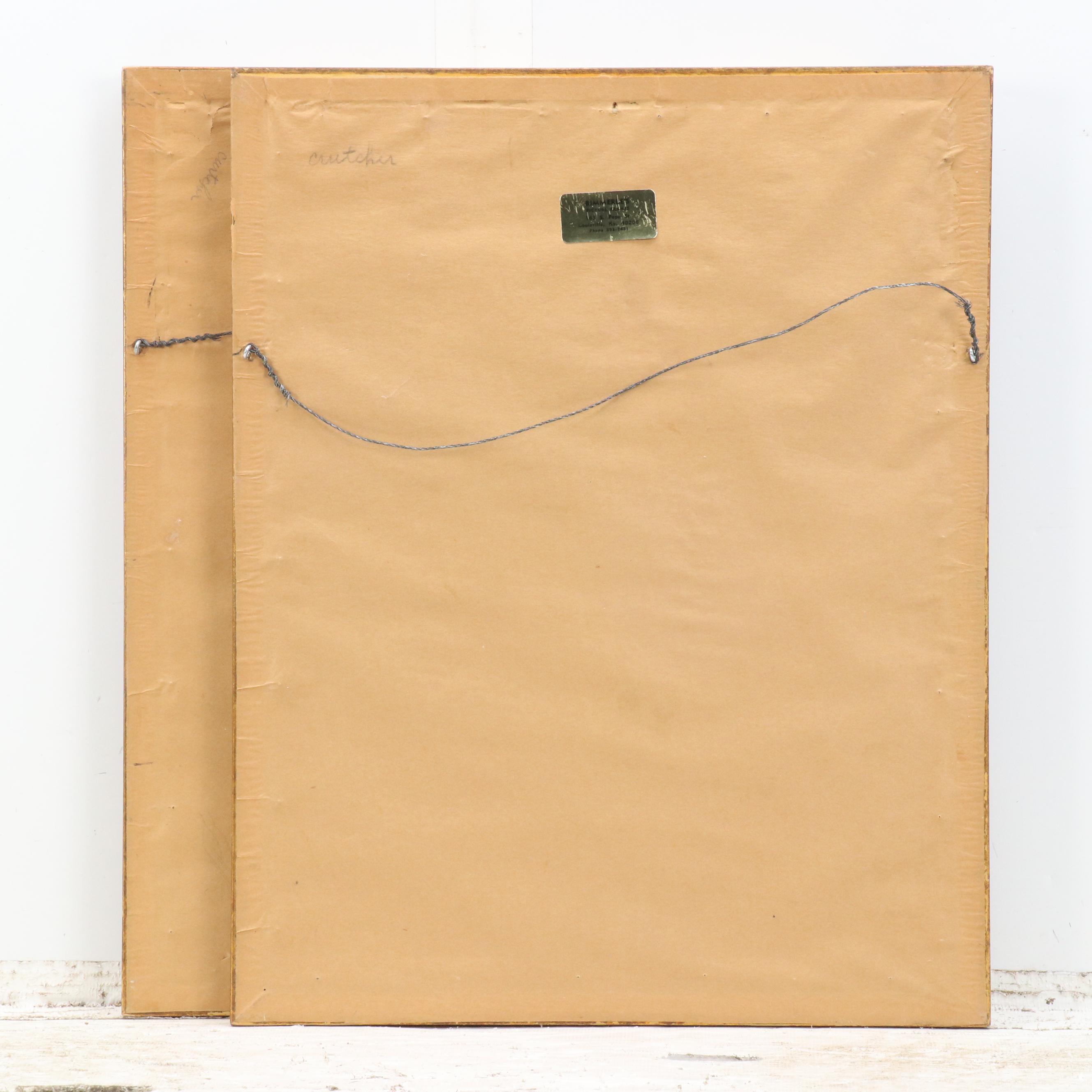 Cappuzzo Watercolor Paintings of Venetian Canals, Late 20th/Early 21st Century