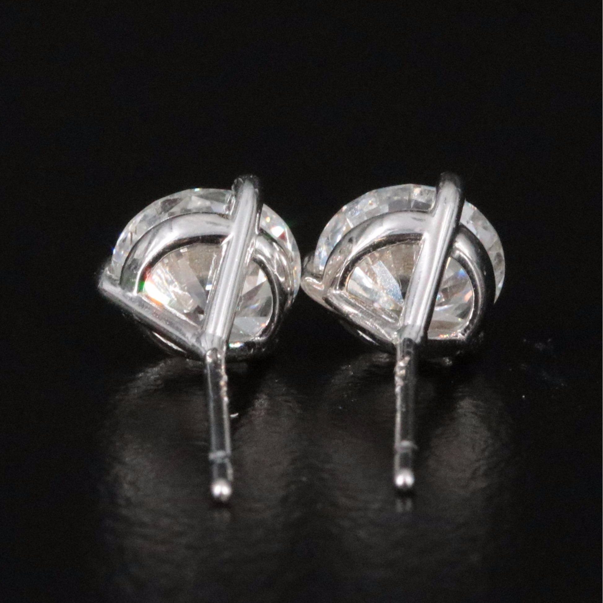 18K 2.00 CTW Lab Grown Diamond Stud Earrings