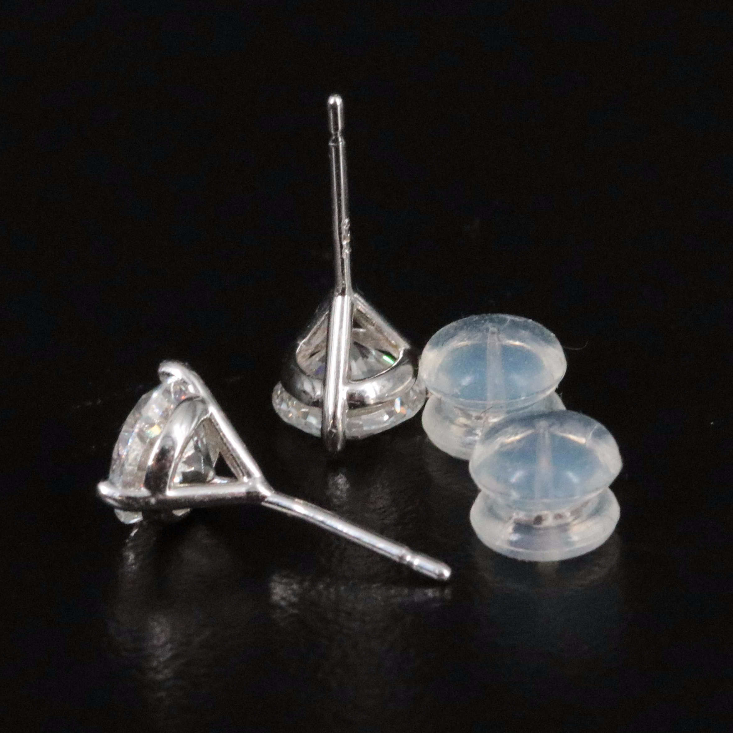 18K 2.00 CTW Lab Grown Diamond Stud Earrings